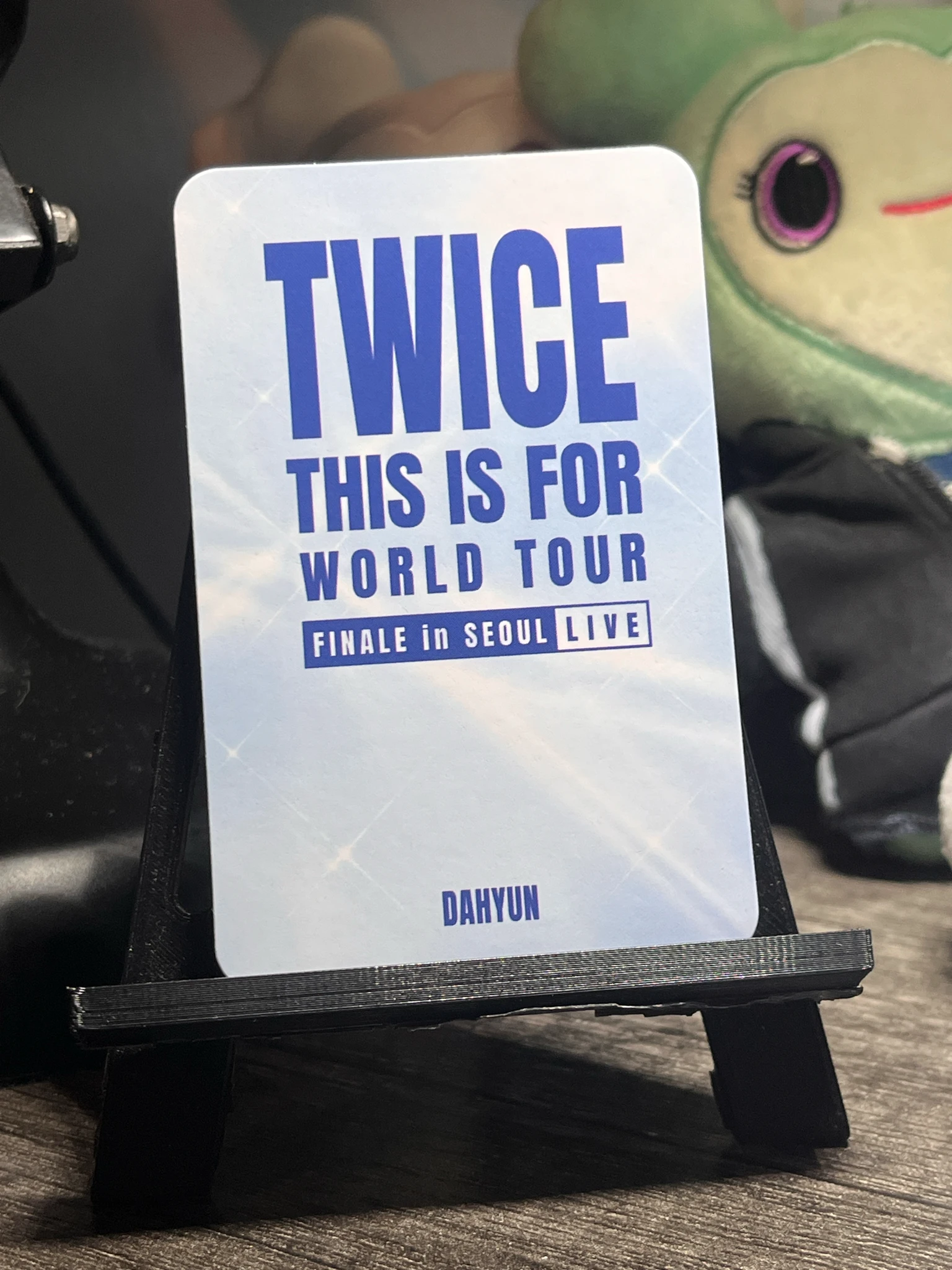 TWICE Dahyun TWICE - Dahyun - <THIS IS FOR> WORLD TOUR FINALE in SEOUL - LIVE Album album photocard photocard set USA artist shop (d2c) listing photo 2