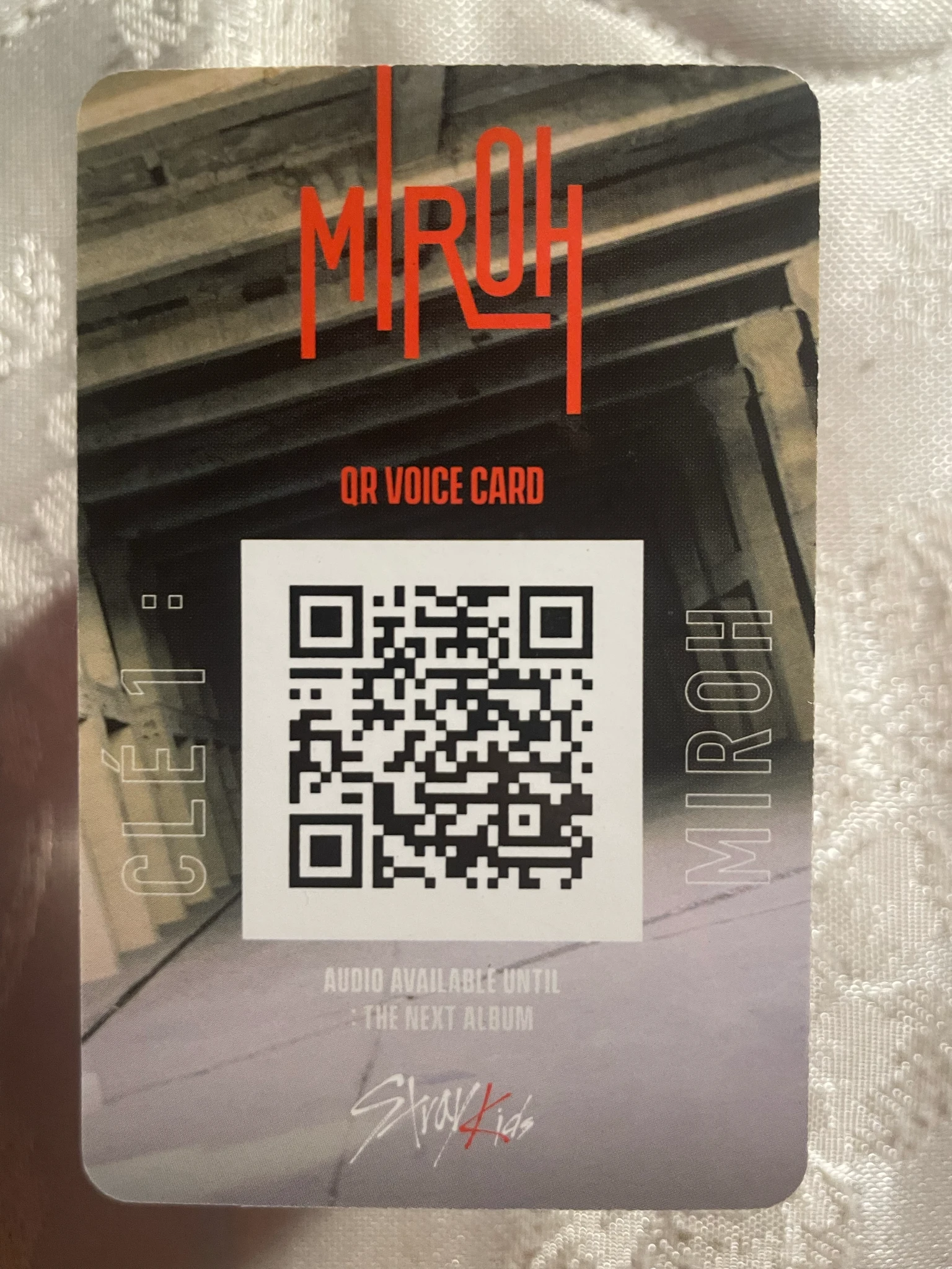Stray Kids Seungmin Stray Kids - Seungmin - Clé 1: Miroh Album album photocard Logo Ver. listing photo 2