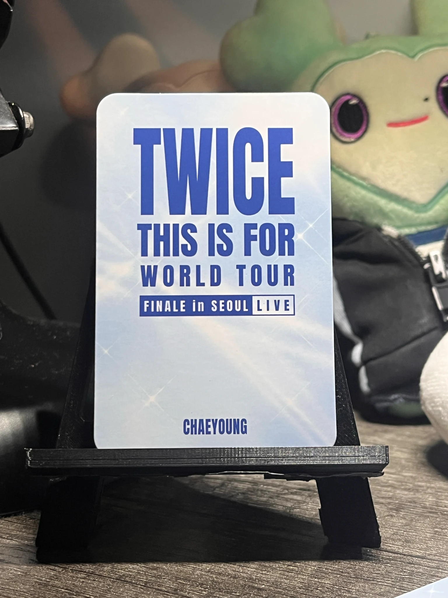 TWICE Chaeyoung TWICE - Chaeyoung - <THIS IS FOR> WORLD TOUR FINALE in SEOUL - LIVE Album album photocard photocard set USA artist shop (d2c) listing photo 2