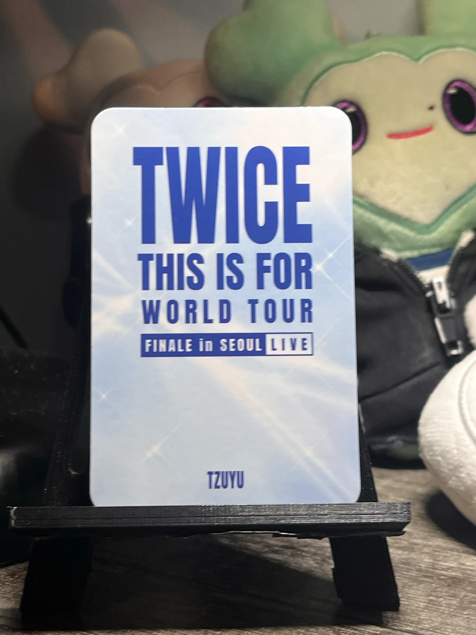 TWICE Tzuyu TWICE - Tzuyu - <THIS IS FOR> WORLD TOUR FINALE in SEOUL - LIVE Album album photocard photocard set USA artist shop (d2c) listing photo 2