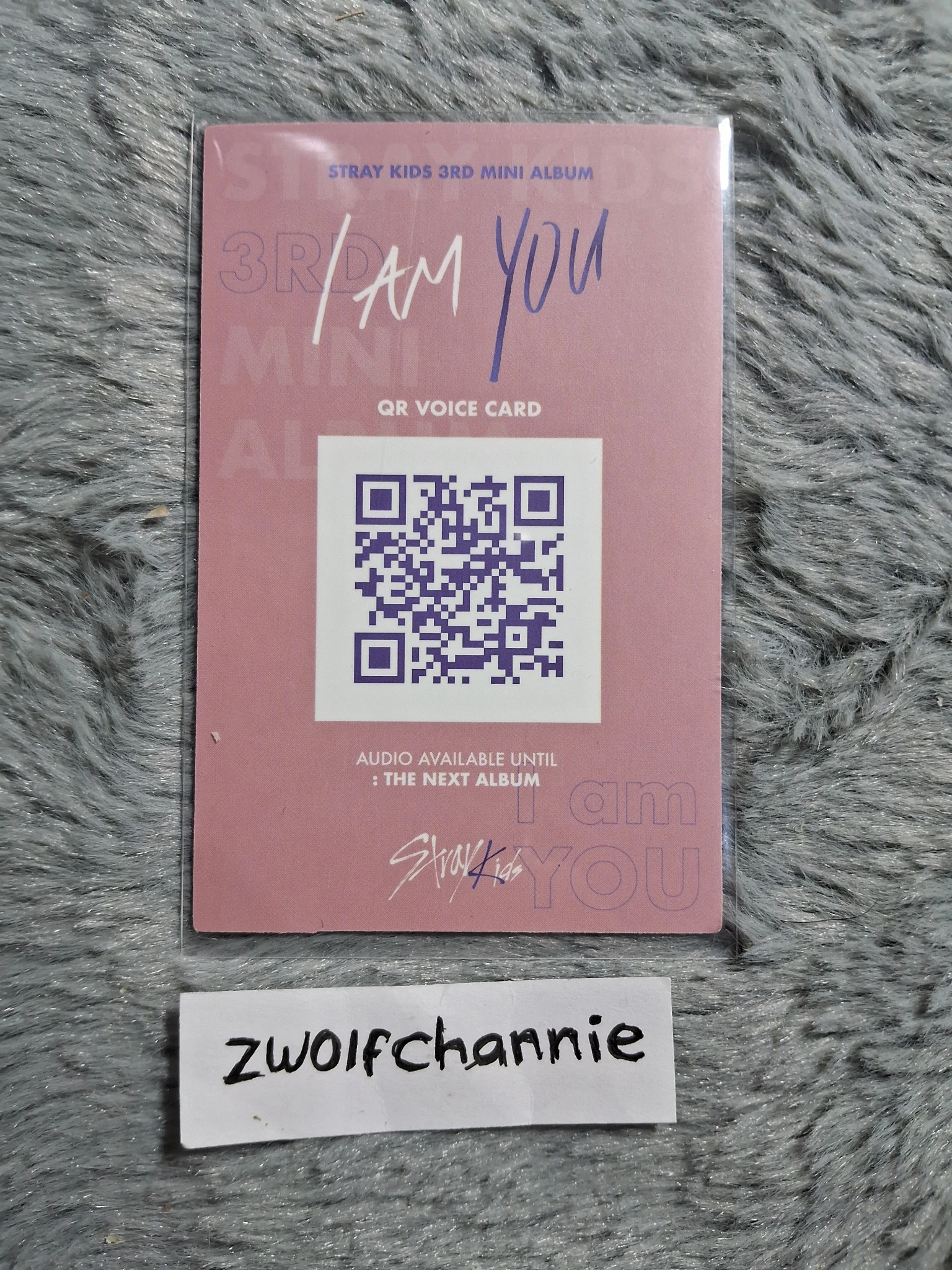 Stray Kids Bang Chan Stray Kids - Bang Chan - I am YOU Album C version album photocard version 3 standard version qr card listing photo 2