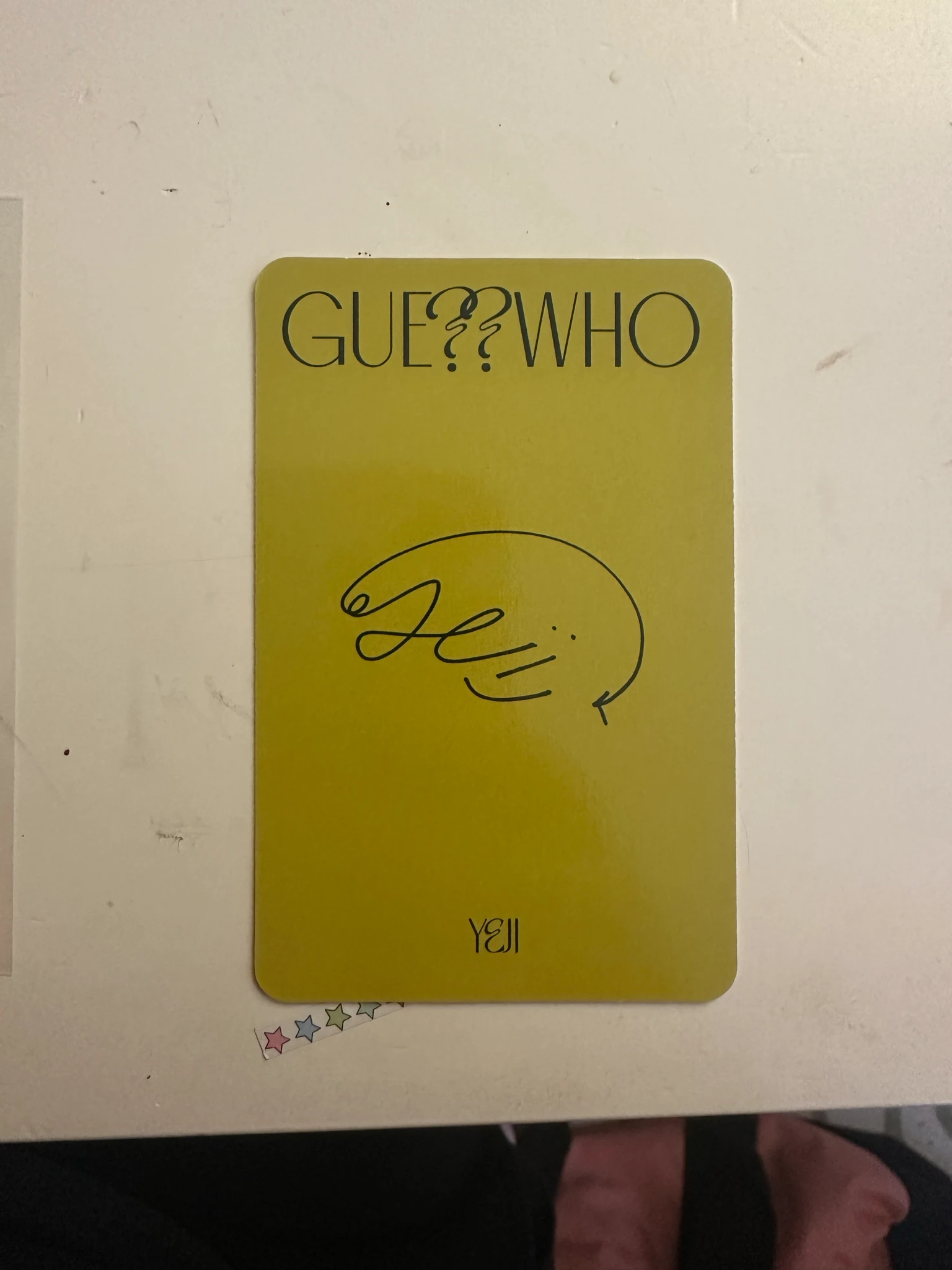 ITZY Yeji ITZY - Yeji - GUESS WHO Album album photocard standard version listing photo 2