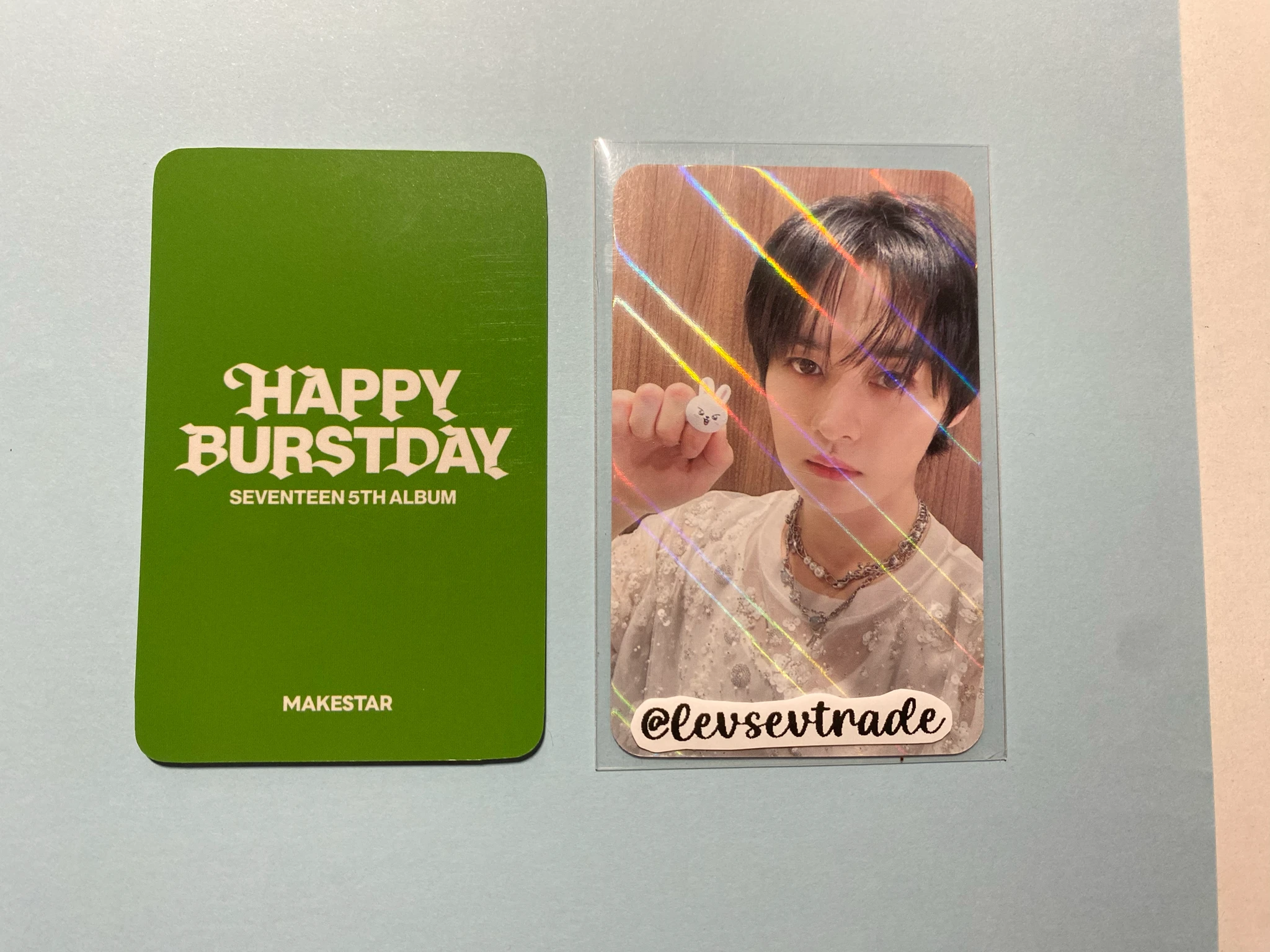 SEVENTEEN Jun SEVENTEEN - Jun - HAPPY BURSTDAY Album makestar pre-order benefit listing photo 2