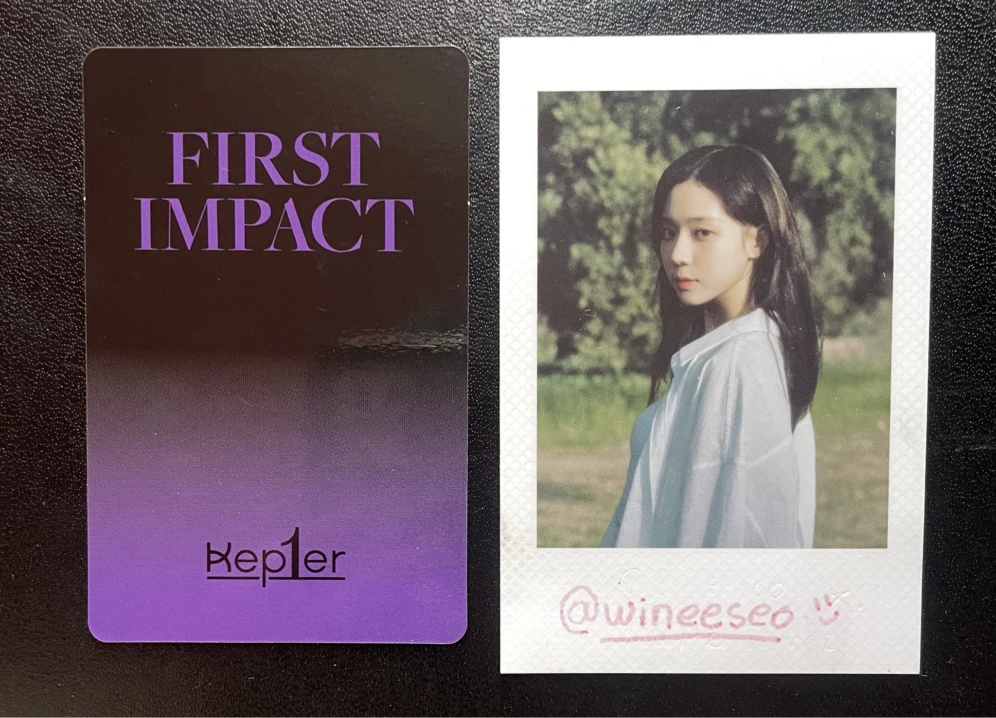 Kep1er Huening Bahiyyih Kep1er - Huening Bahiyyih - First Impact Album tower records pre-order benefit listing photo 2