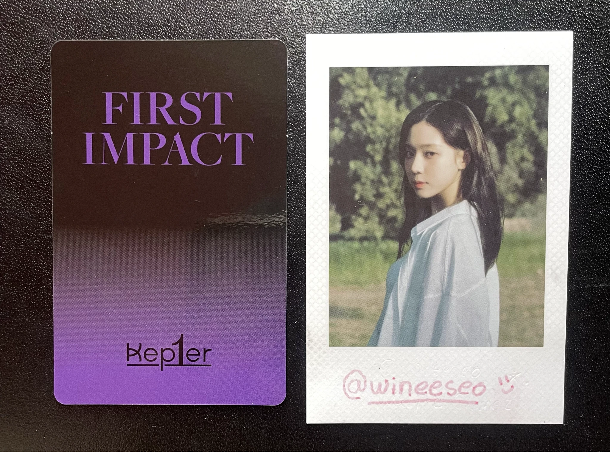 Kep1er Huening Bahiyyih Kep1er - Huening Bahiyyih - First Impact Album tower records pre-order benefit listing photo 2