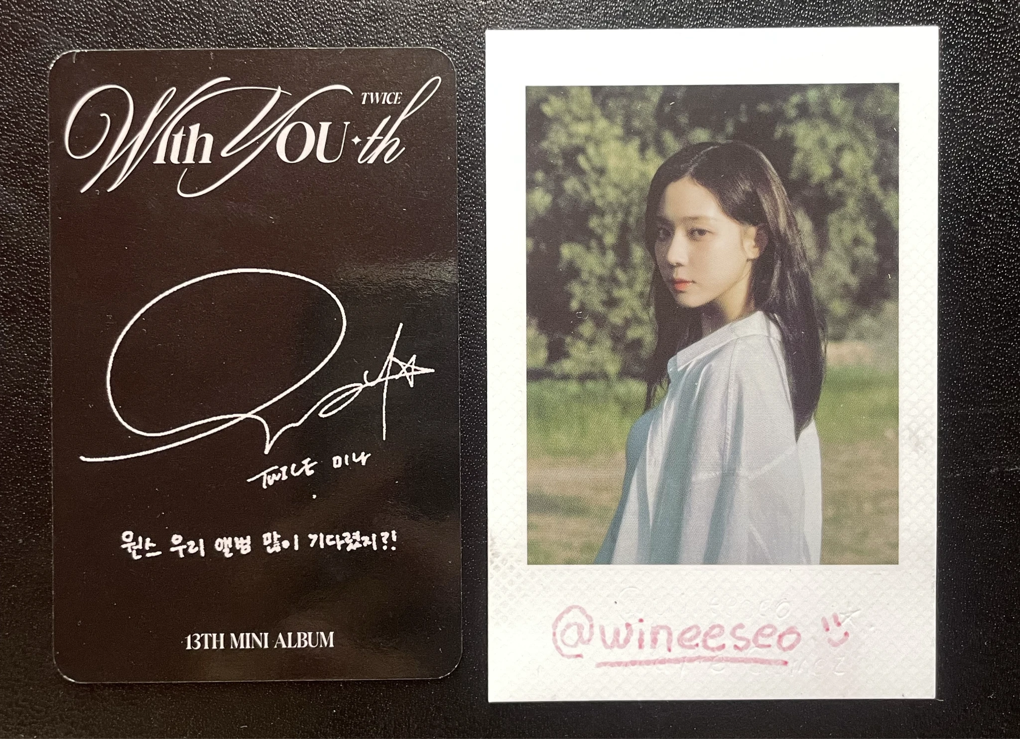 TWICE Mina TWICE-Mina-Album-with you-th listing photo 2