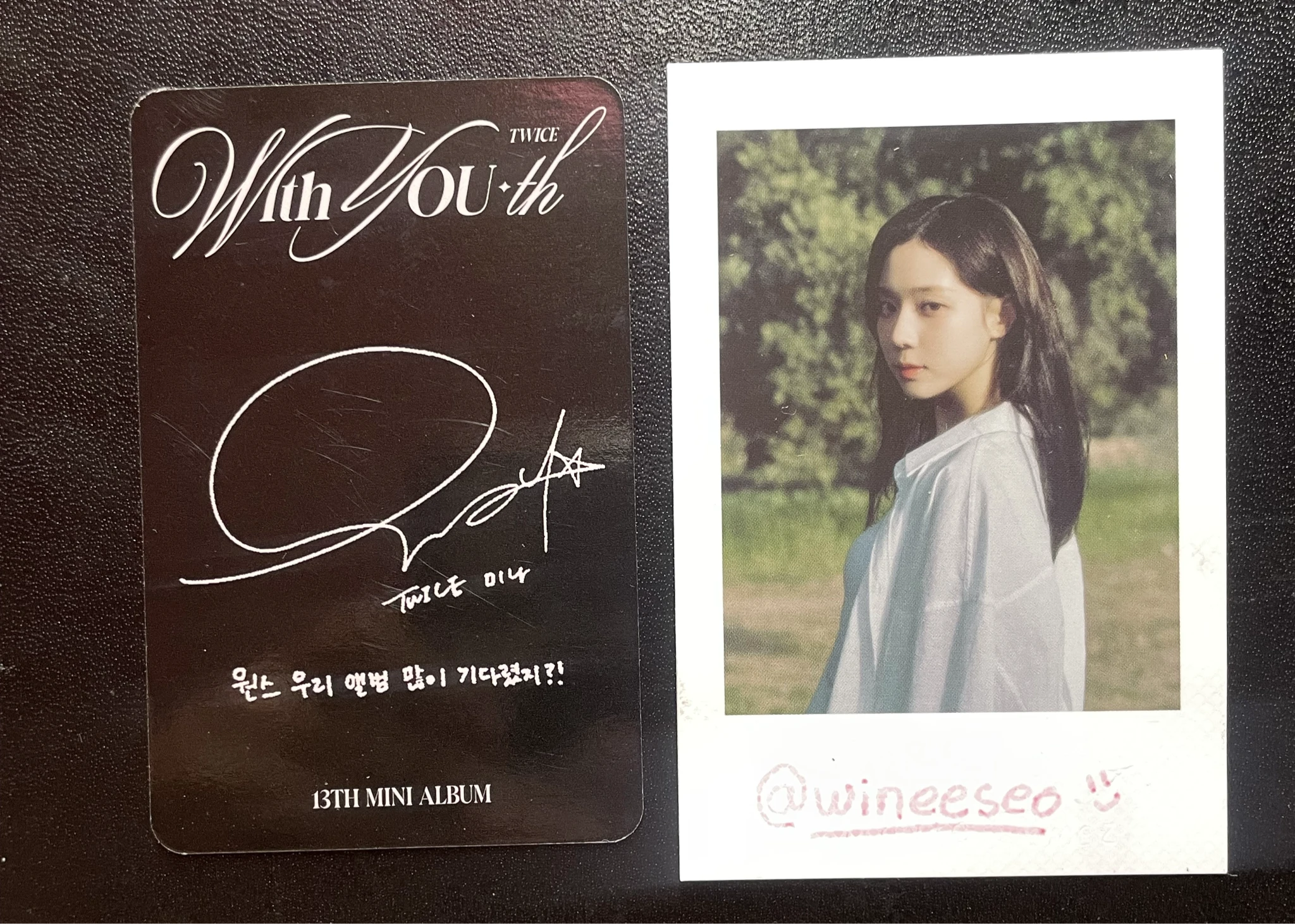 TWICE Mina TWICE-Mina-Album-with you-th listing photo 2