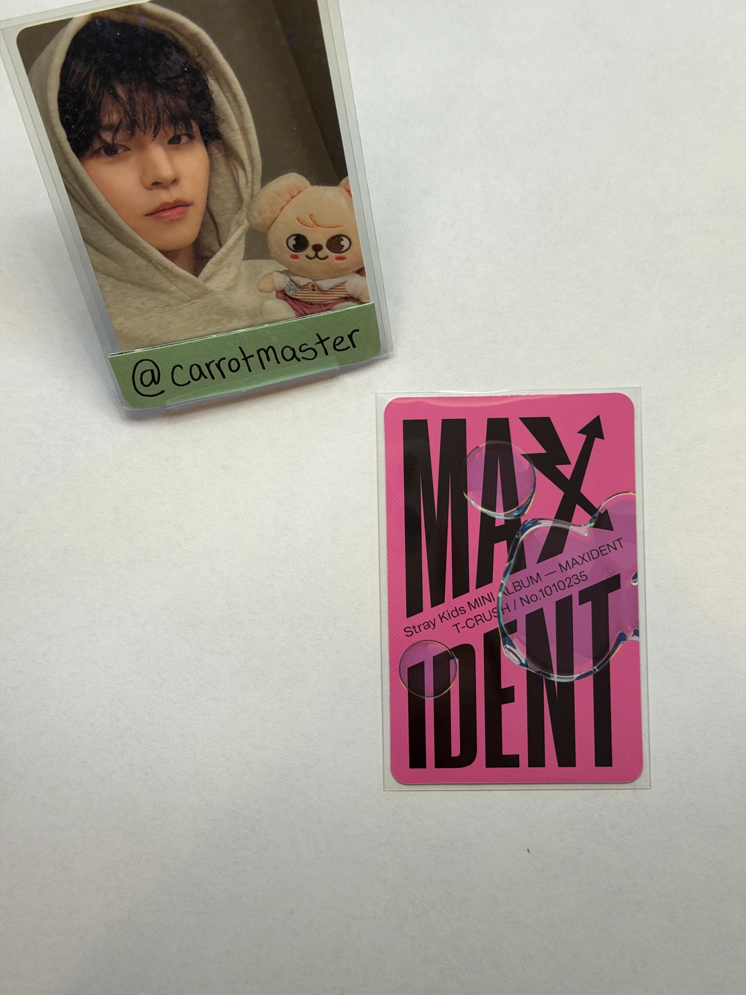 Stray Kids Changbin Stray Kids - Changbin - Maxident Album album photocard t-crush version listing photo 2