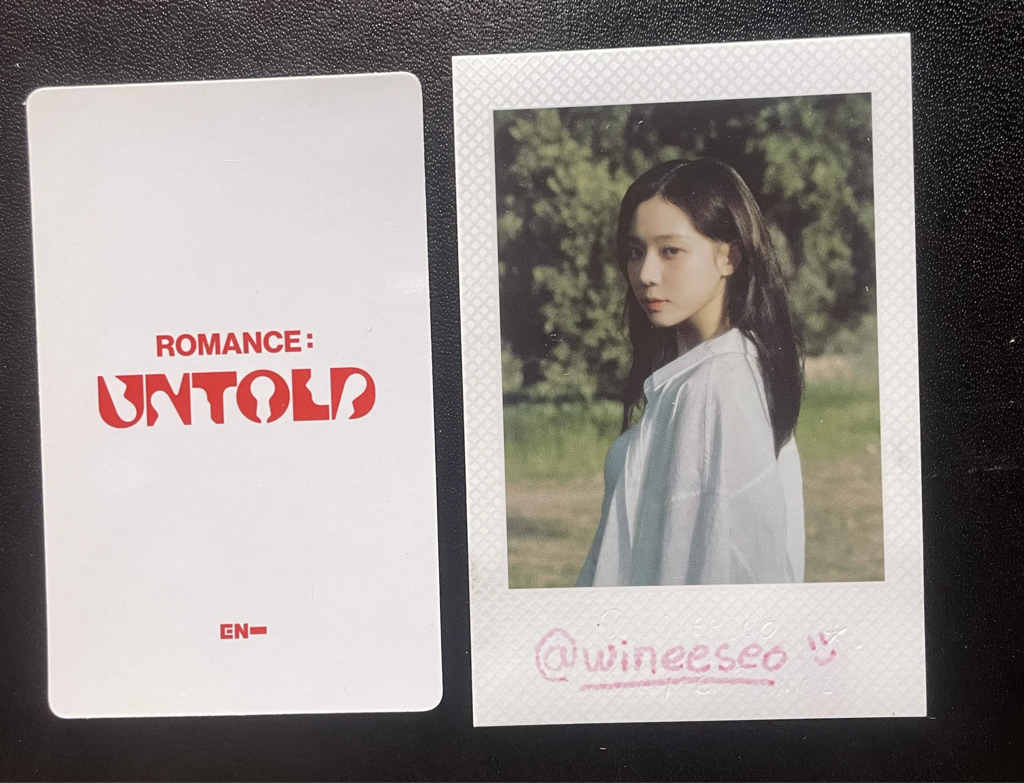 ENHYPEN Evan (Heeseung) ENHYPEN - Heeseung - ROMANCE: UNTOLD Album kpopmerch lucky draw listing photo 2