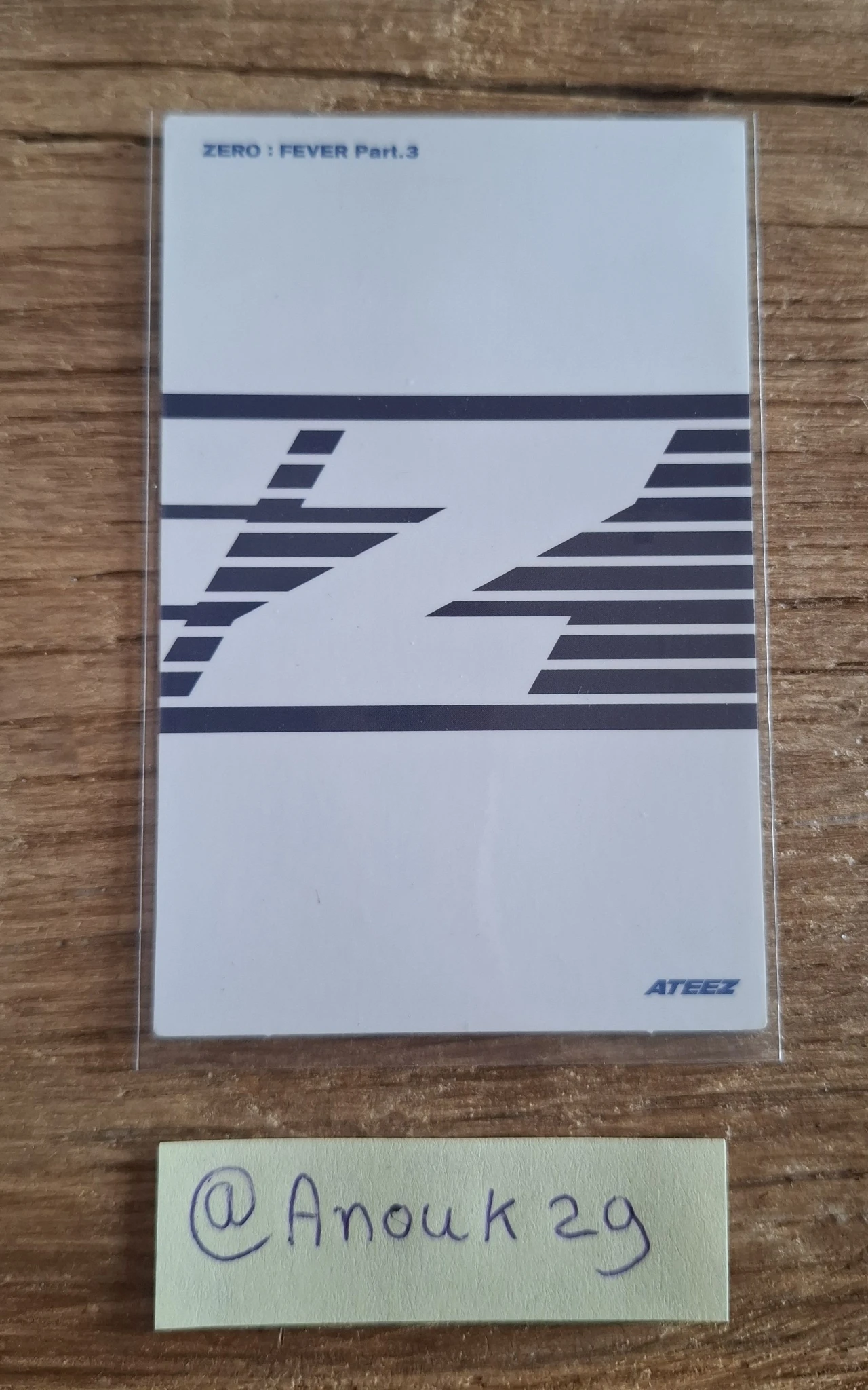 ATEEZ Jongho ATEEZ - Jongho - ZERO : FEVER Part.3 Album album photocard Z version listing photo 2
