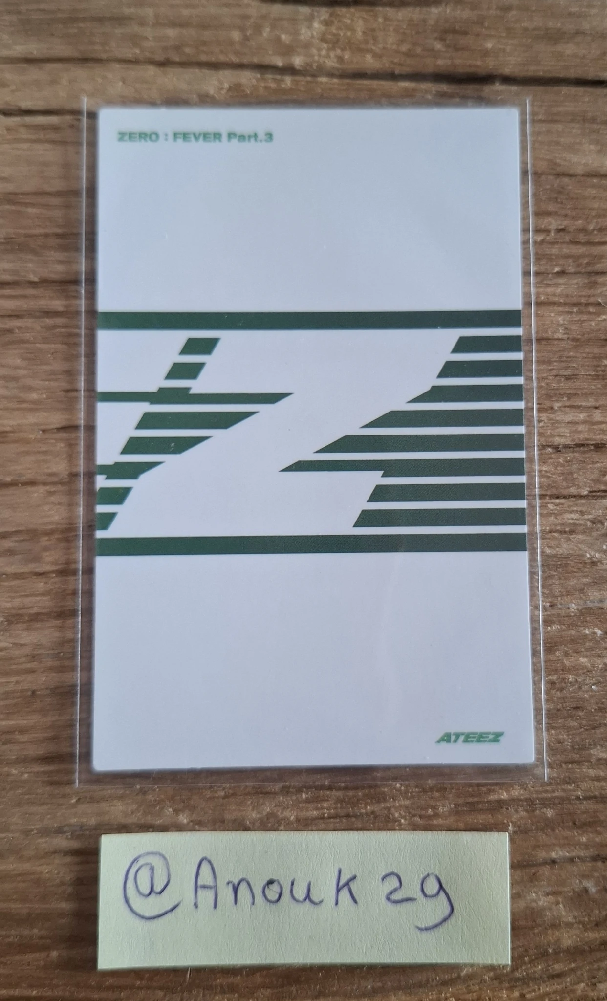 ATEEZ Jongho ATEEZ - Jongho - ZERO : FEVER Part.3 Album album photocard A version limited version listing photo 2