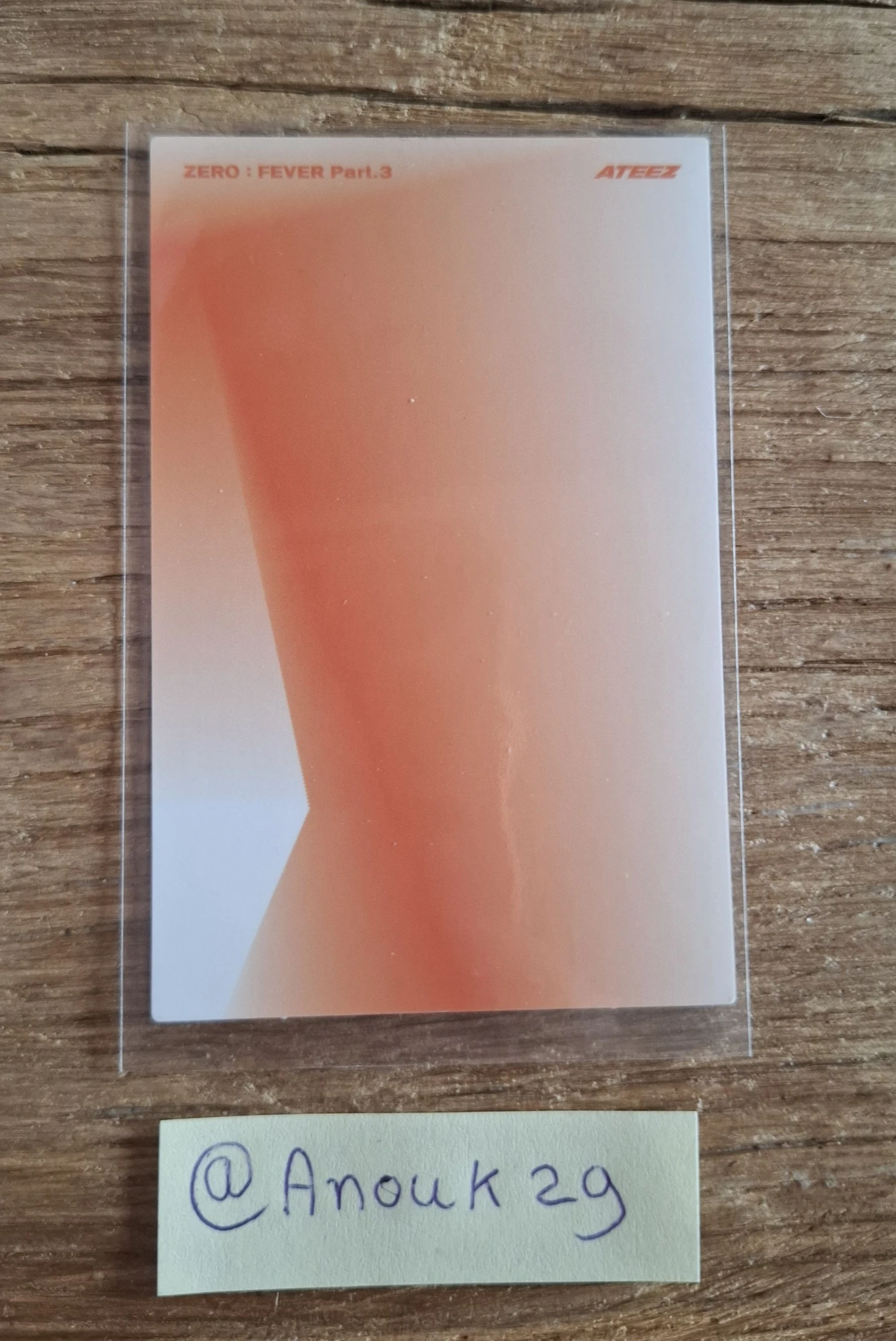 ATEEZ Jongho ATEEZ - Jongho - ZERO : FEVER Part.3 Album album photocard diary version version 1 listing photo 2