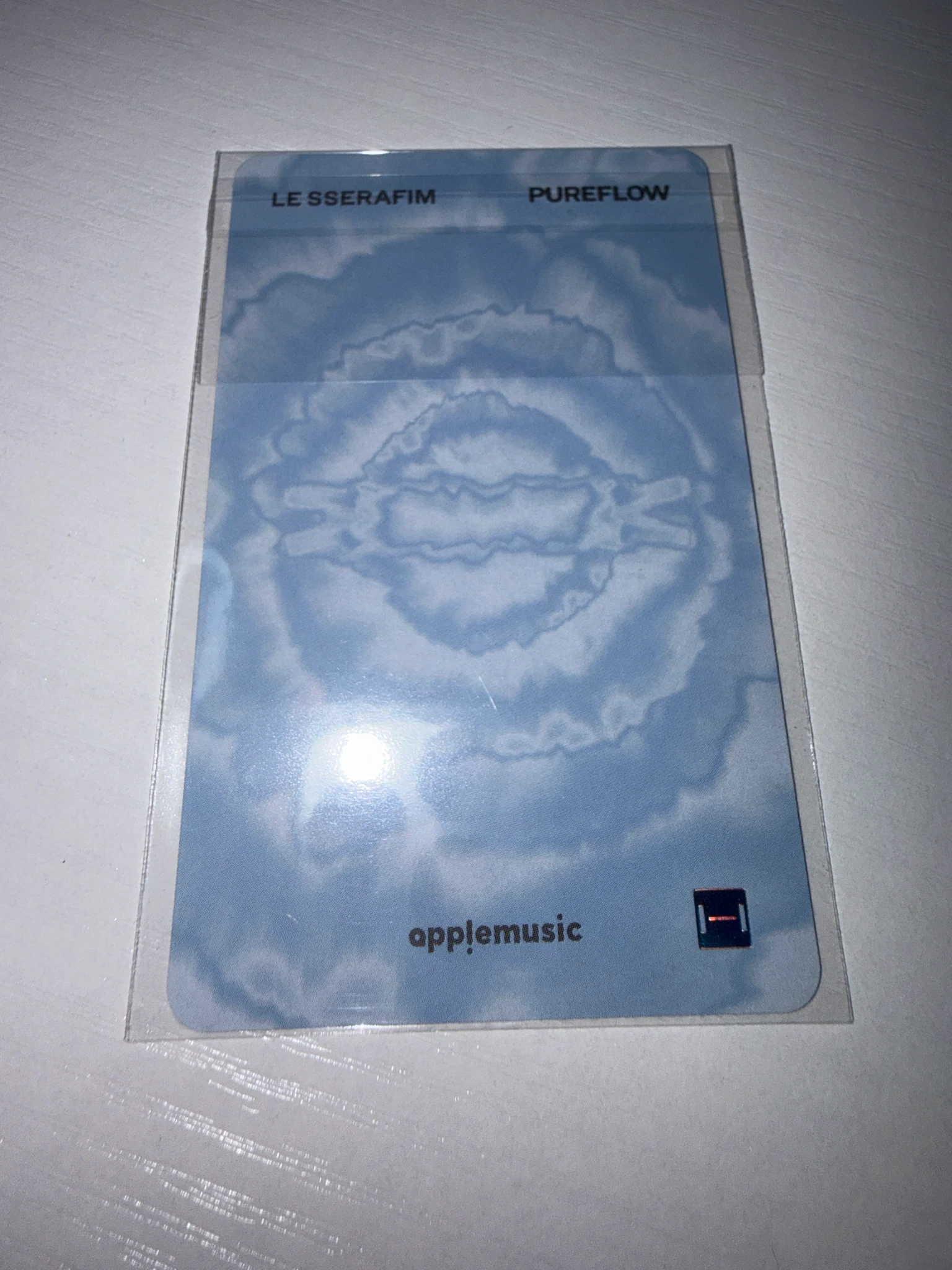 LE SSERAFIM Hong Eunchae LE SSERAFIM - Hong Eunchae - PUREFLOW pt.1 Album apple music lucky draw (LD) listing photo 2