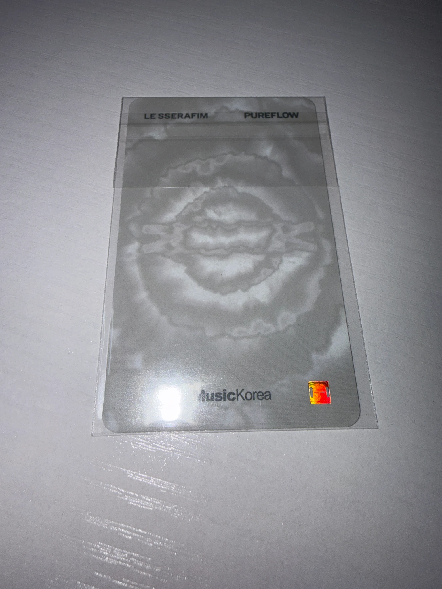 LE SSERAFIM Hong Eunchae LE SSERAFIM - Hong Eunchae - PUREFLOW pt.1 Album musickorea (music korea) lucky draw (LD) round 2 listing photo 2