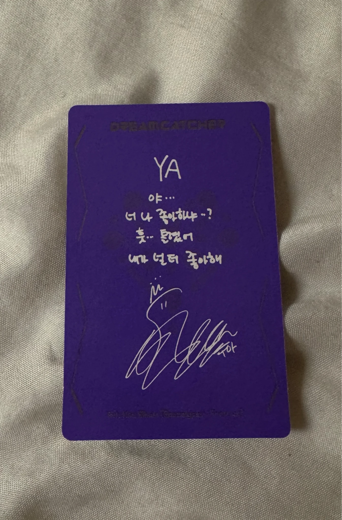 Dreamcatcher SuA Dreamcatcher - SuA - Apocalypse : From us Album A version Y version album photocard korean album listing photo 2