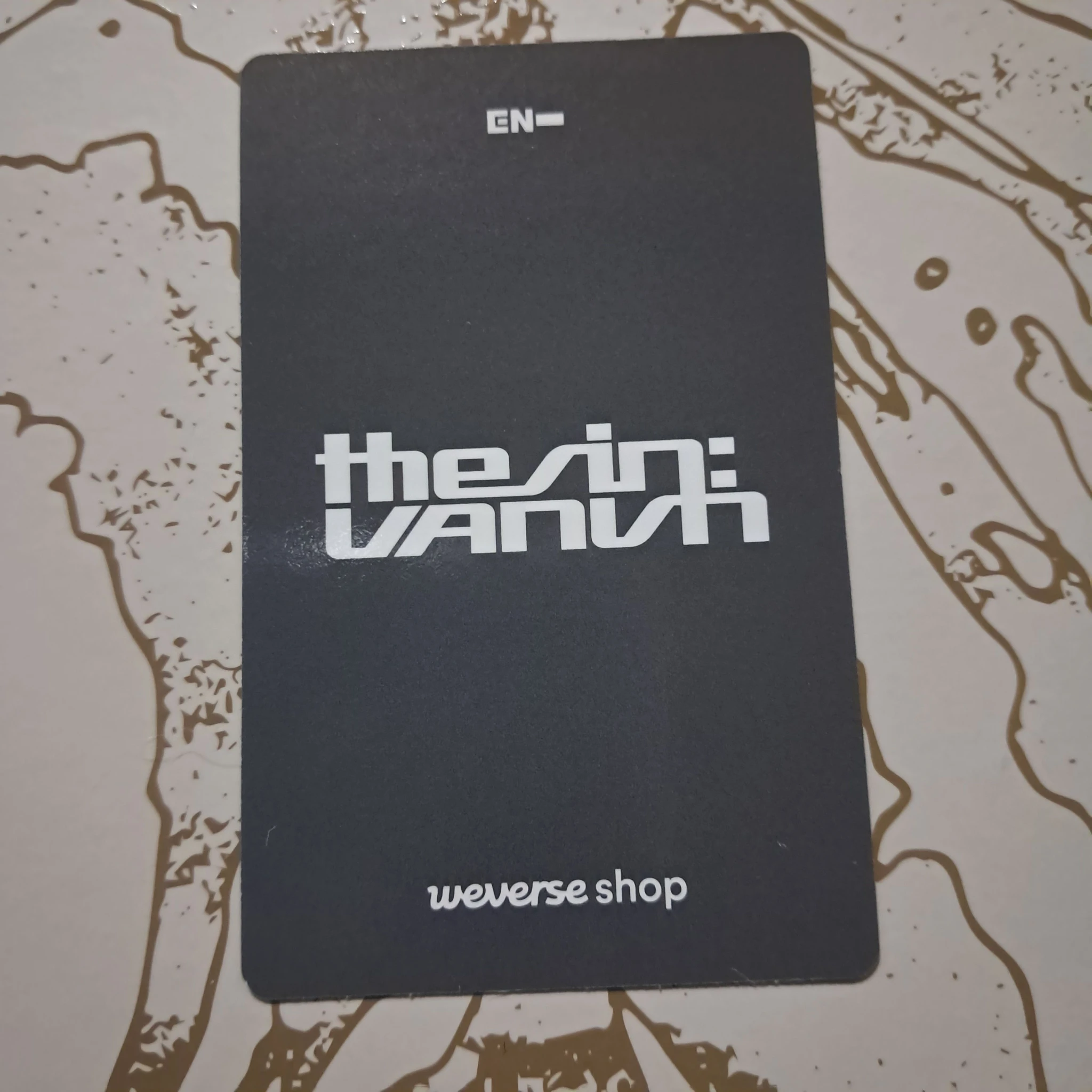 ENHYPEN Ni-ki ENHYPEN - Ni-ki - THE SIN: VANISH Album pob (pre-order benefit) weverse global shop (wvg) standard version listing photo 2
