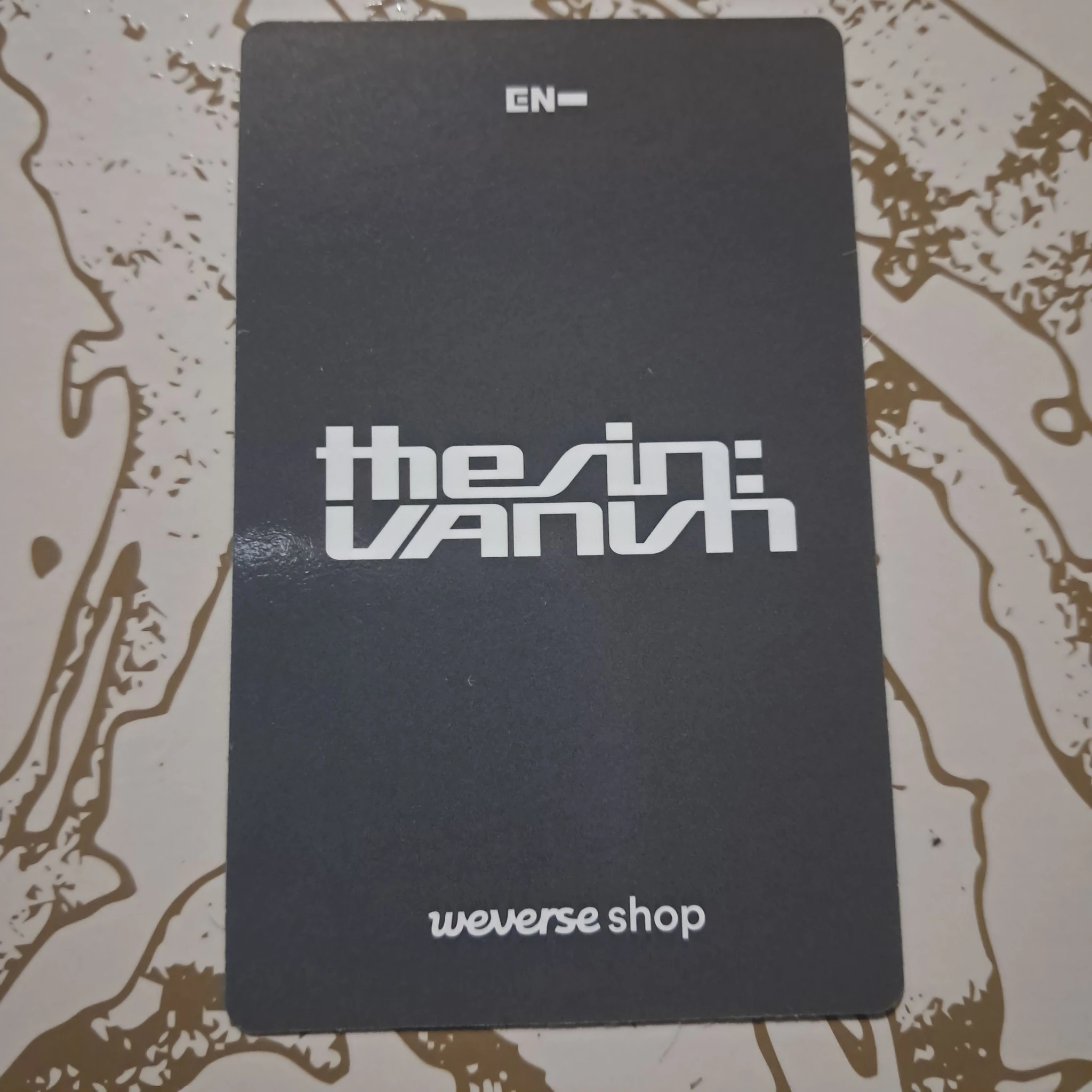 ENHYPEN Jake ENHYPEN - Jake - THE SIN: VANISH Album pob (pre-order benefit) weverse global shop (wvg) standard version listing photo 2