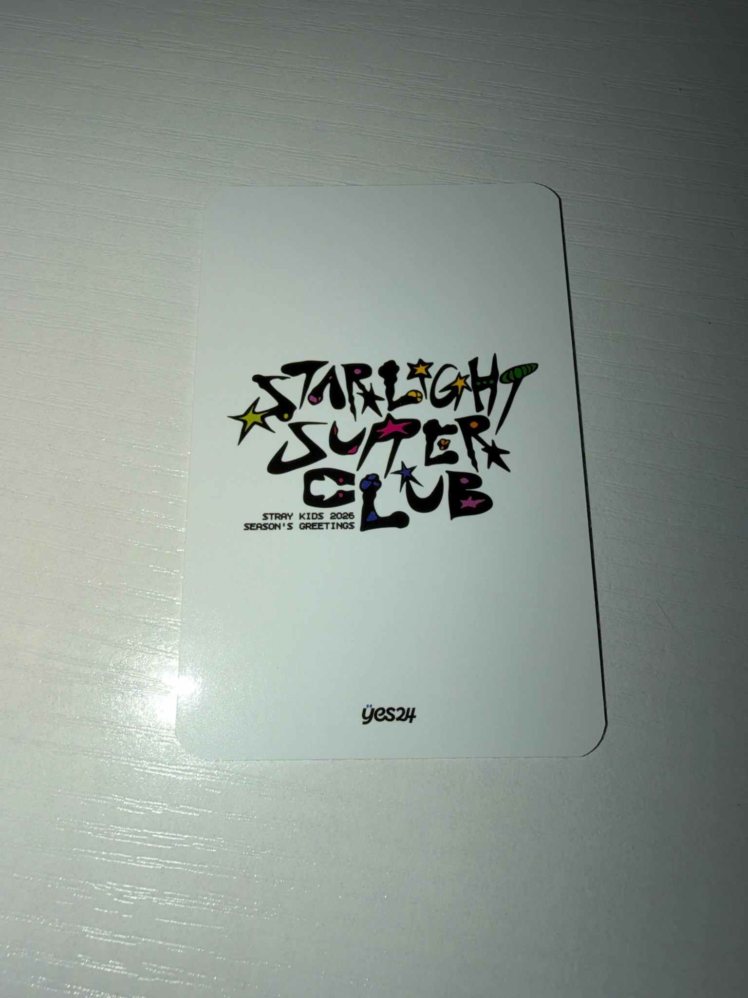 Stray Kids Bang Chan Stray Kids - Bang Chan - 2026 Season's Greetings - Starlight Supper Club Other photocard set apple music pre-order benefit (pob) listing photo 2