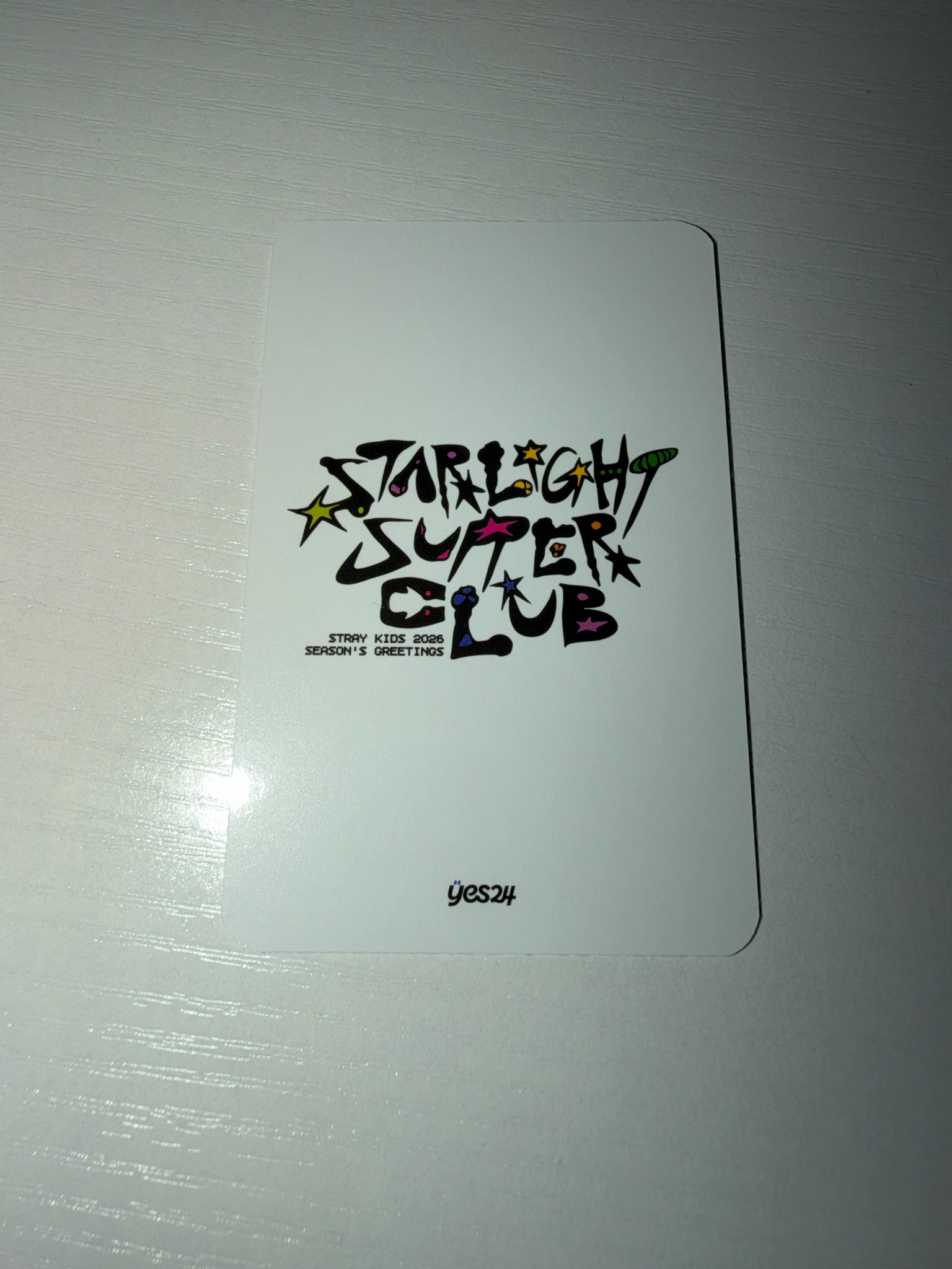 Stray Kids Changbin Stray Kids - Changbin - 2026 Season's Greetings - Starlight Supper Club Other photocard set apple music pre-order benefit (pob) listing photo 2