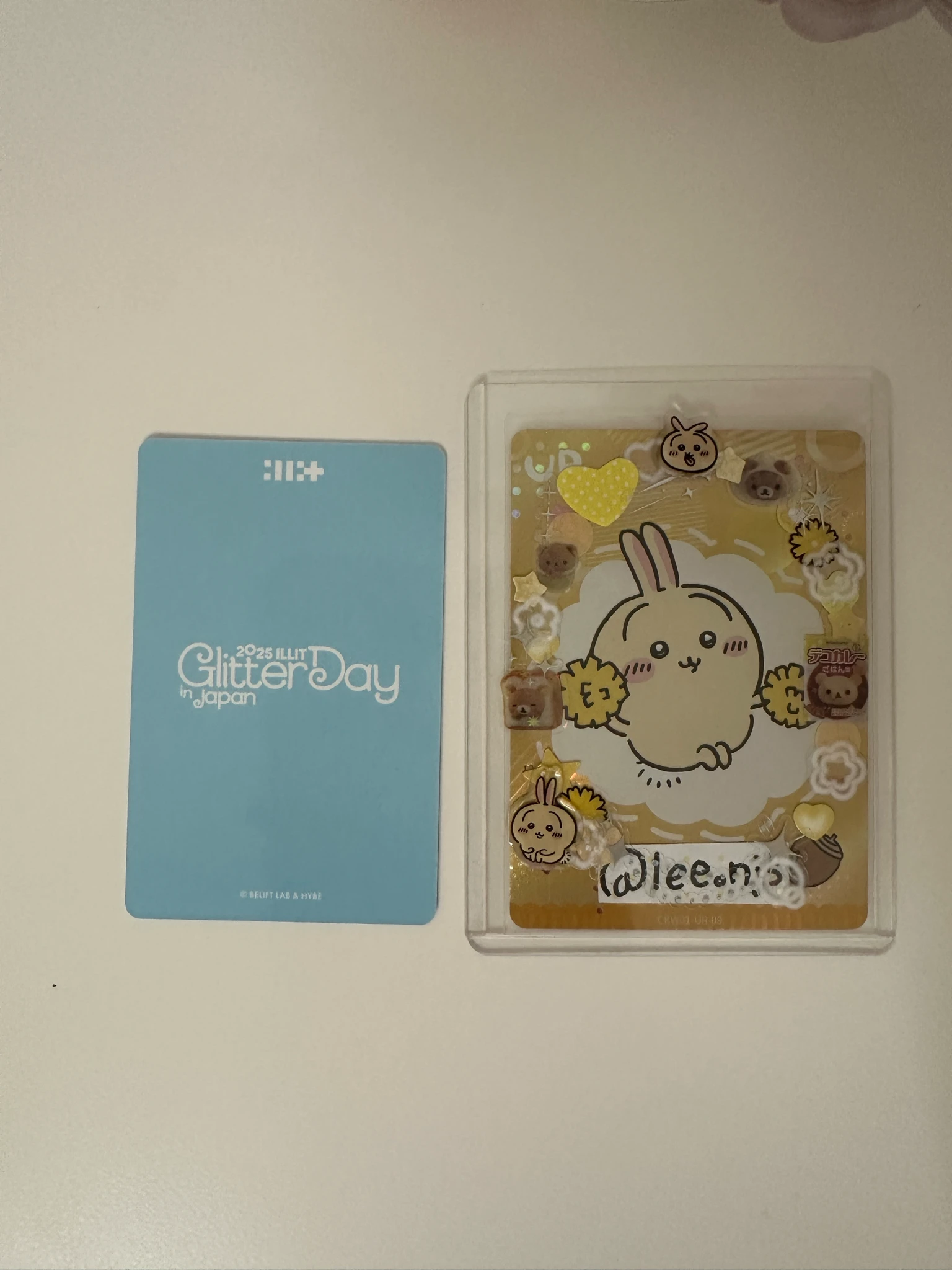 ILLIT Yunah ILLIT - Yunah - 2025 GLITTER DAY in JAPAN Event trading card merch photocard japan listing photo 2
