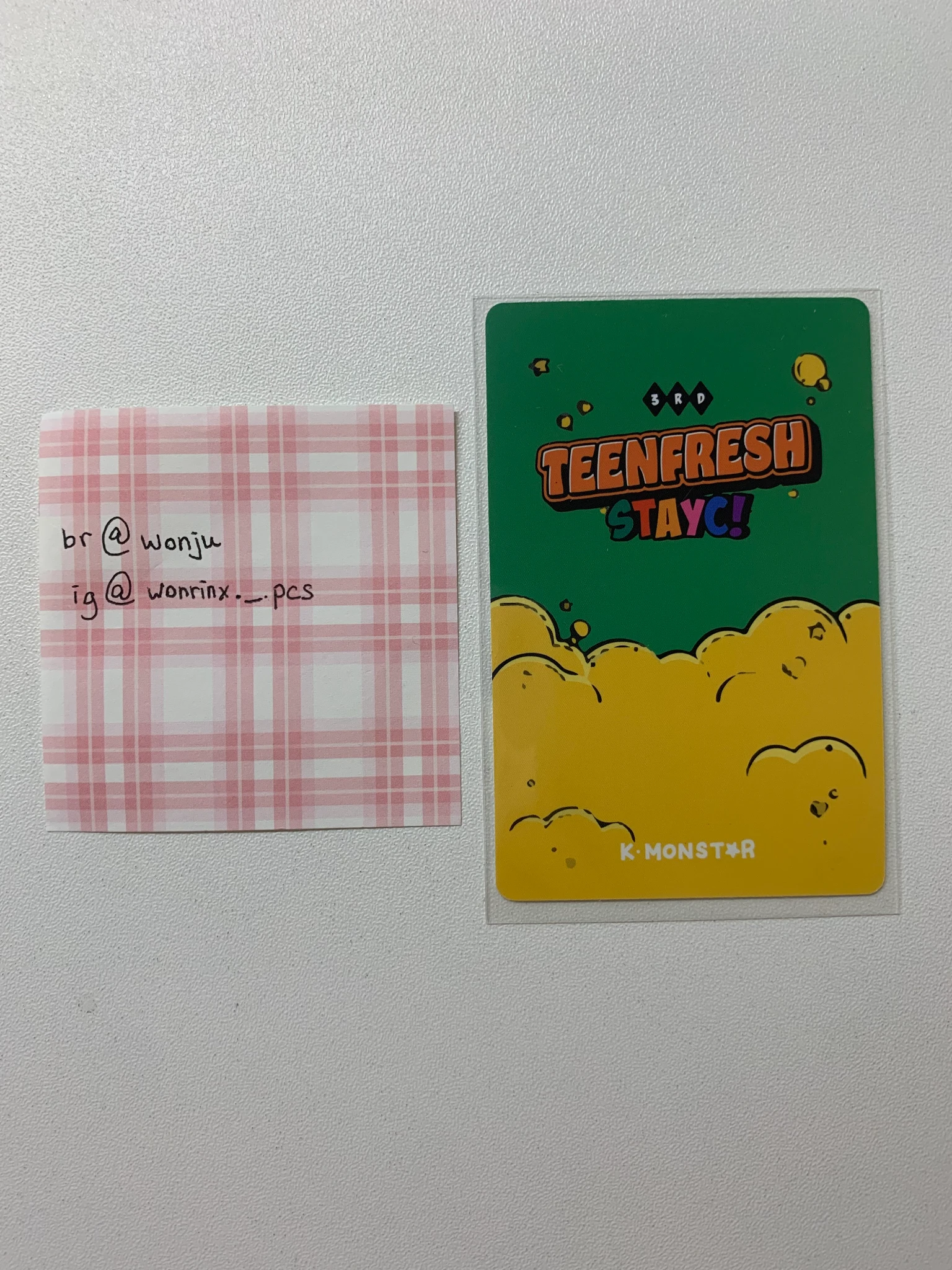STAYC Isa STAYC - Isa - TEENFRESH Album k-monstar round 2 fansign listing photo 2