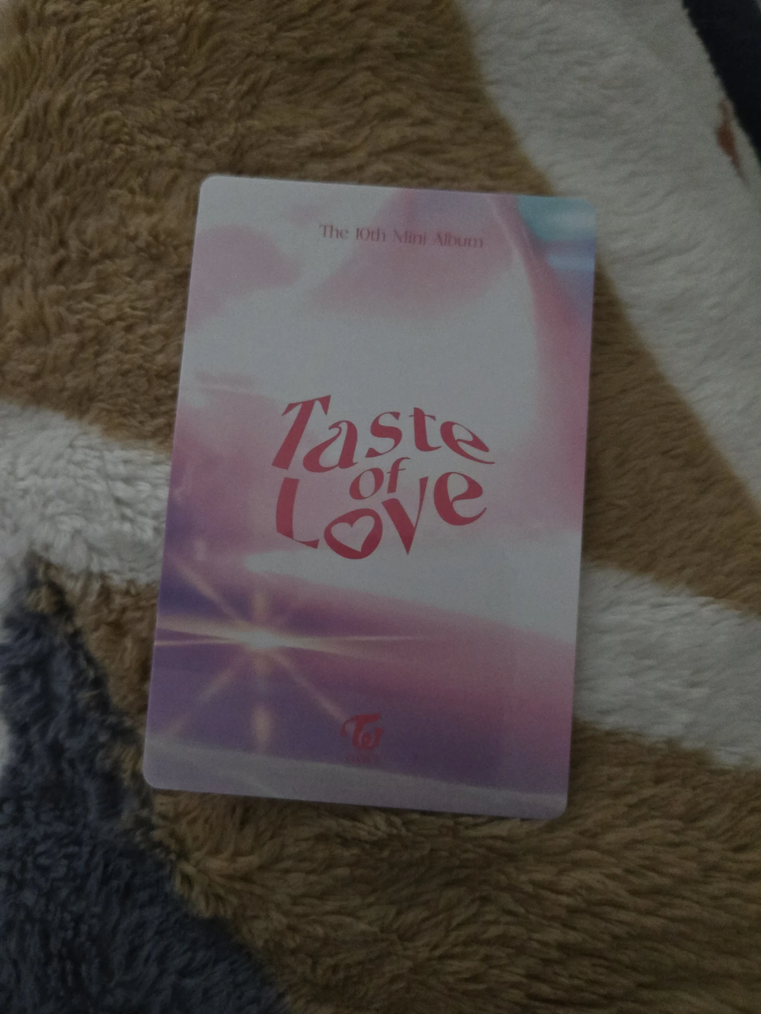 TWICE TWICE - Nayeon - Taste of Love Album pob (pre-order benefit) photocard set in love version listing photo 2