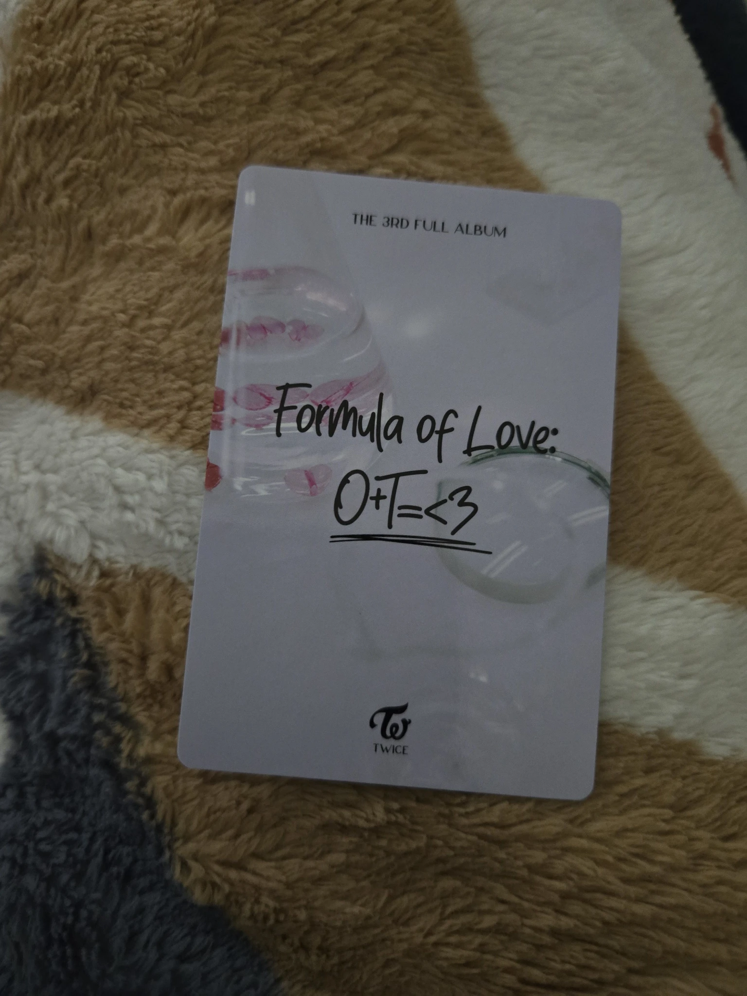 TWICE TWICE - Formula of Love: O+T=<3 Album pob (pre-order benefit) group photocard photocard set study about love version listing photo 2