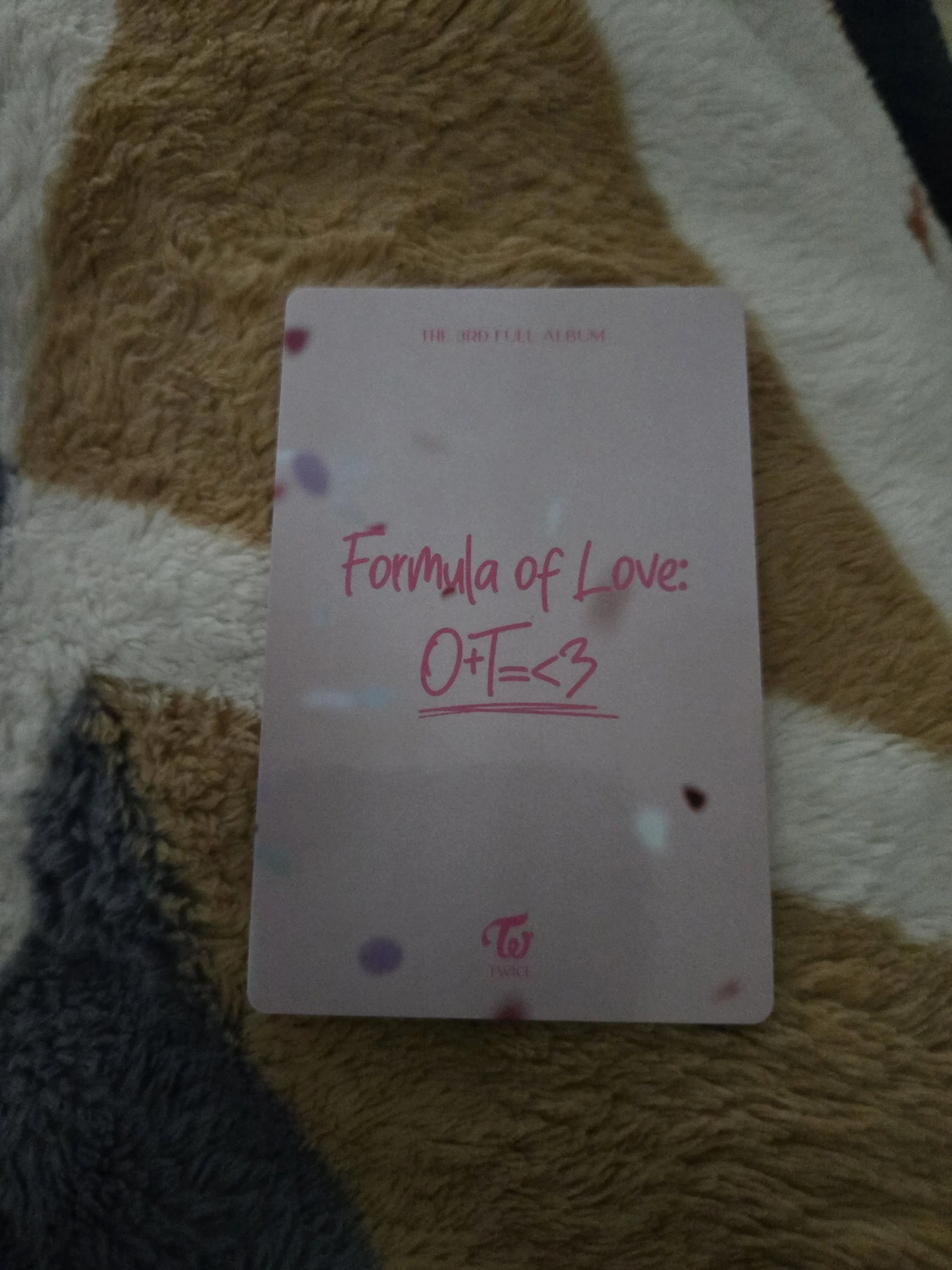 TWICE TWICE - Formula of Love: O+T=<3 Album pob (pre-order benefit) explosion version horizontal photocard set listing photo 2