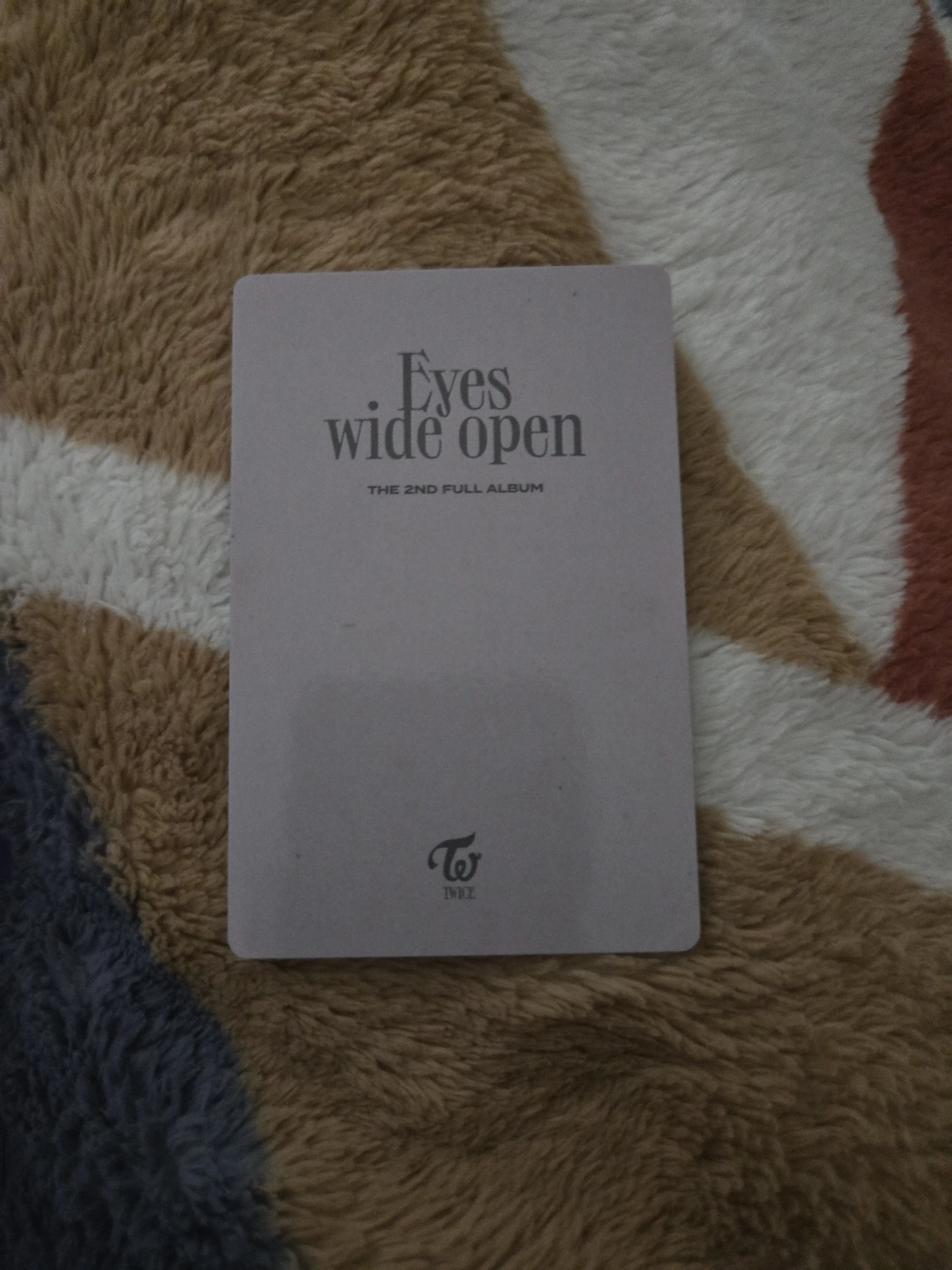 TWICE TWICE - Nayeon - Eyes Wide Open Album pob (pre-order benefit) photocard set style version listing photo 2