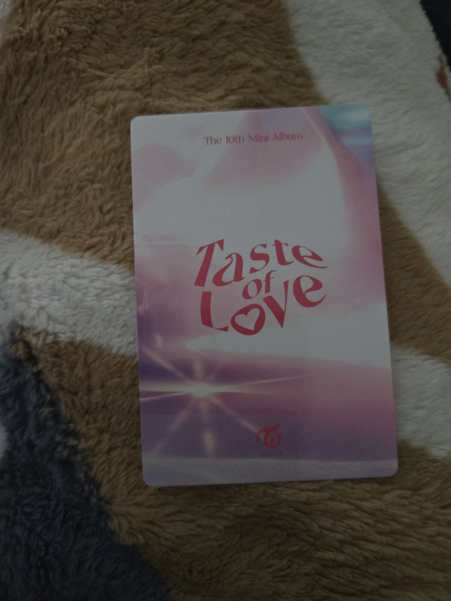 TWICE Chaeyoung TWICE - Chaeyoung - Taste of Love Album pob (pre-order benefit) photocard set in love version listing photo 2