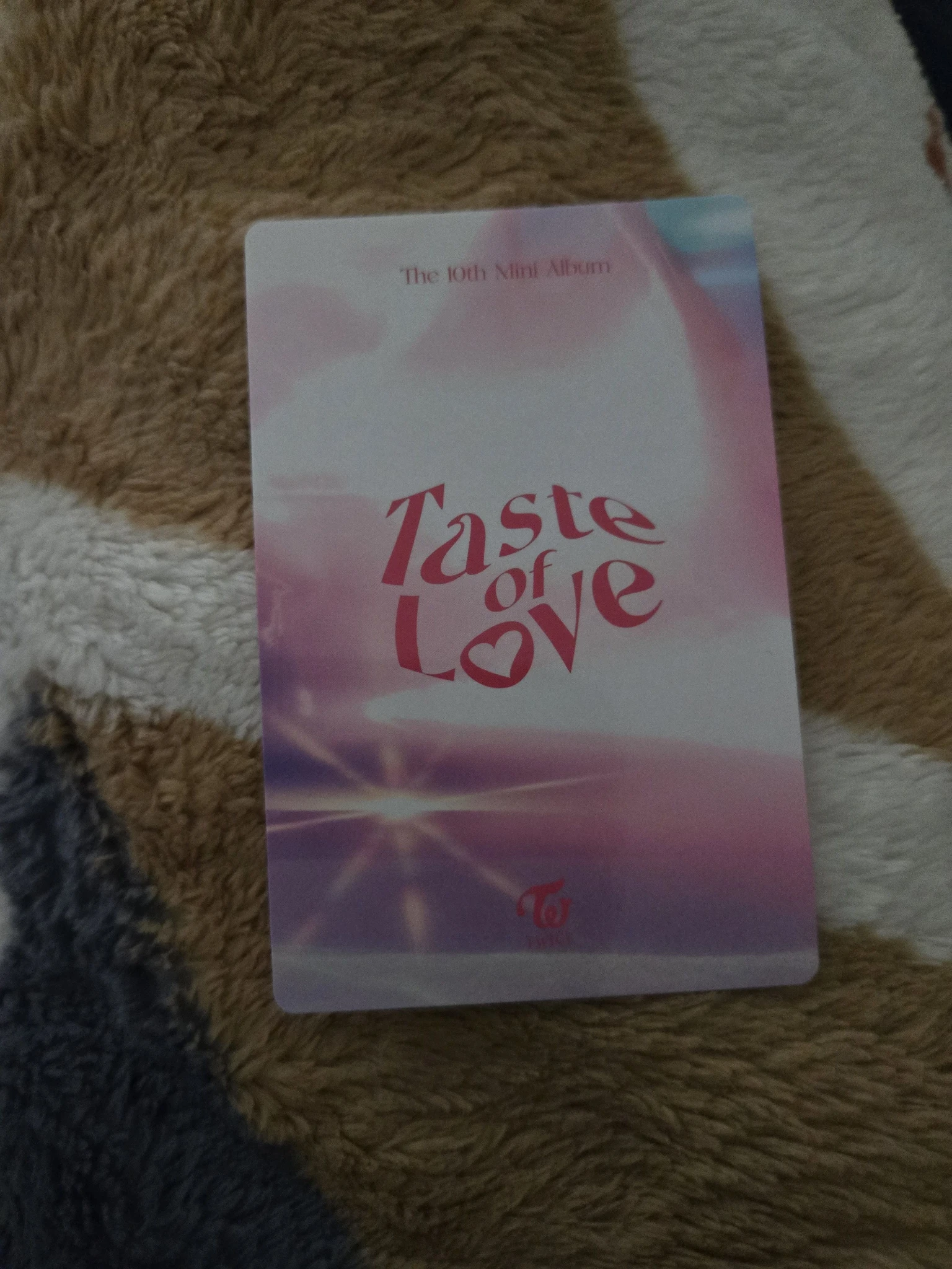 TWICE Momo TWICE - Momo - Taste of Love Album pob (pre-order benefit) photocard set in love version listing photo 2