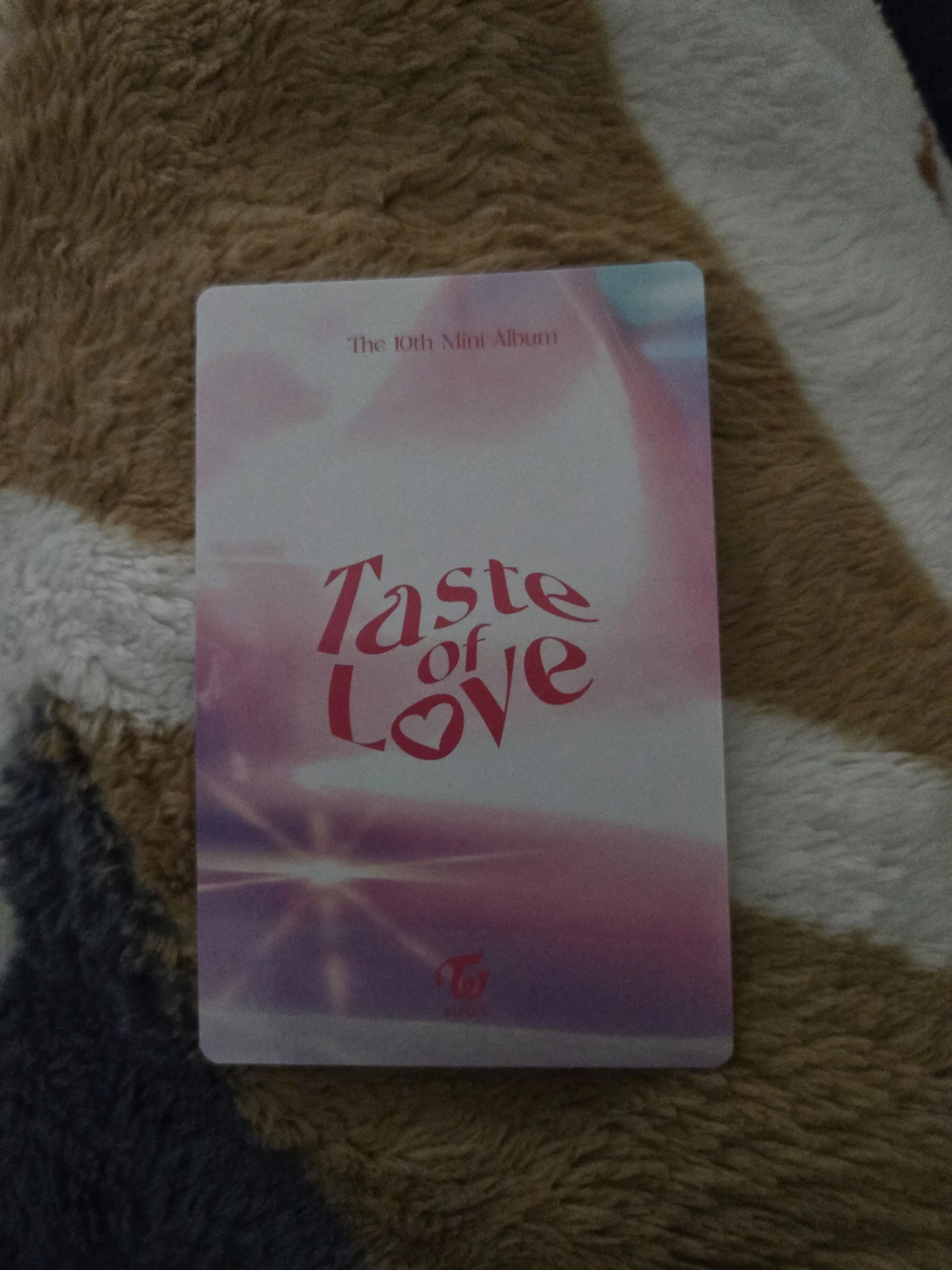 TWICE Jeongyeon TWICE - Jeongyeon - Taste of Love Album pob (pre-order benefit) photocard set in love version listing photo 2