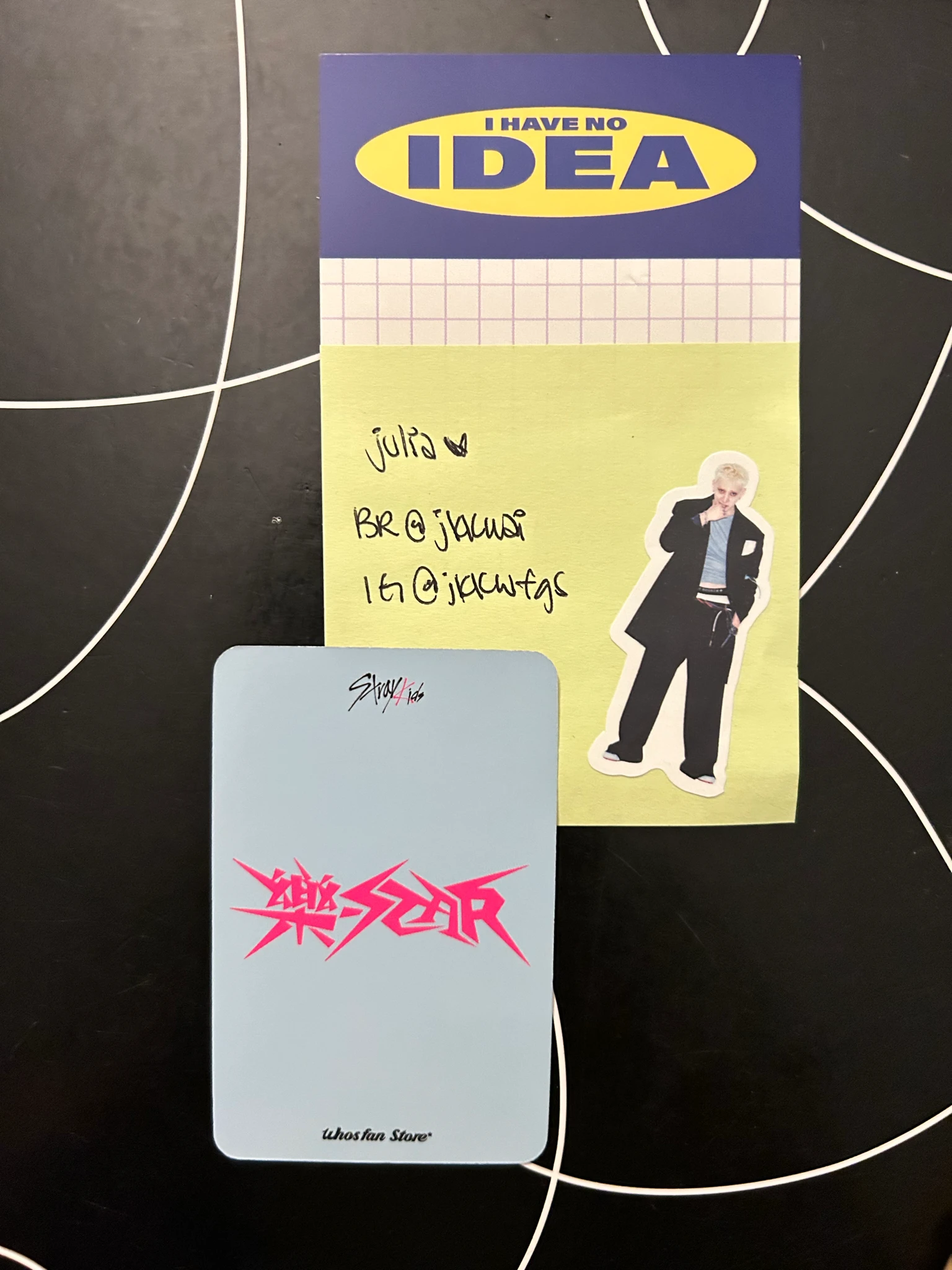 Stray Kids Bang Chan Stray Kids - Bang Chan - Rock-Star Album whosfan video call listing photo 2
