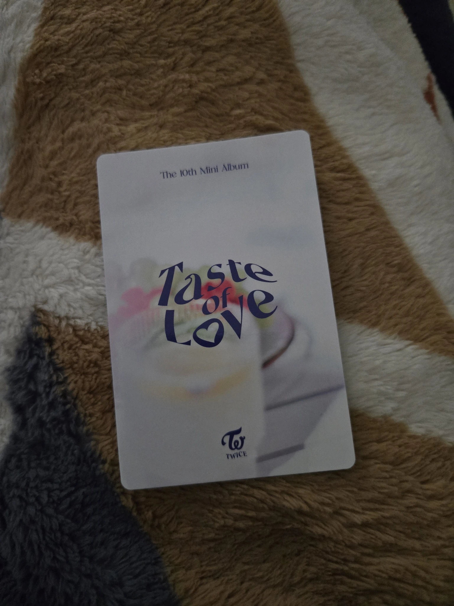 TWICE Tzuyu TWICE - Tzuyu - Taste of Love Album pob (pre-order benefit) photocard set taste version listing photo 2