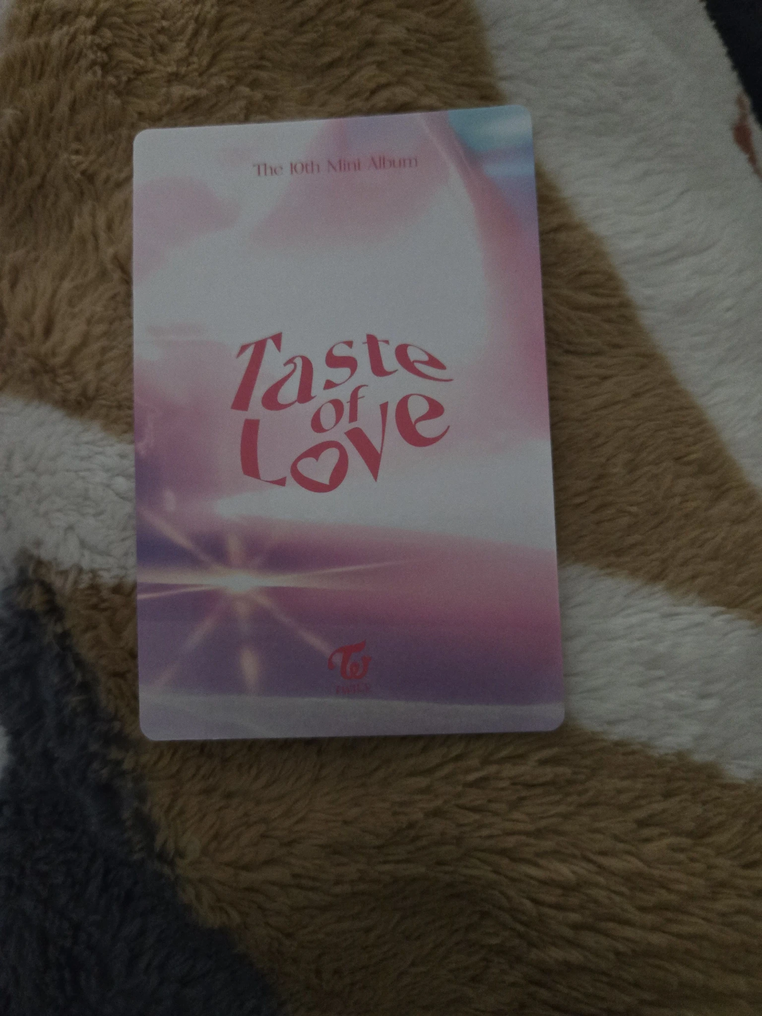 TWICE Mina TWICE - Mina - Taste of Love Album pob (pre-order benefit) photocard set in love version listing photo 2