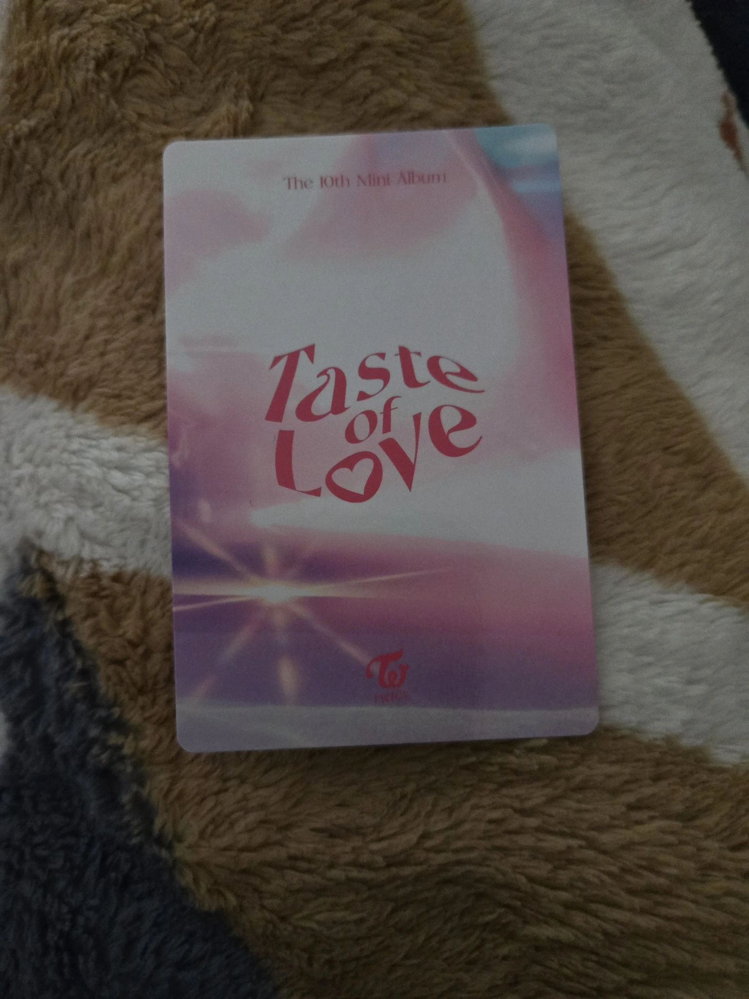 TWICE Jihyo TWICE - Jihyo - Taste of Love Album pob (pre-order benefit) photocard set in love version listing photo 2