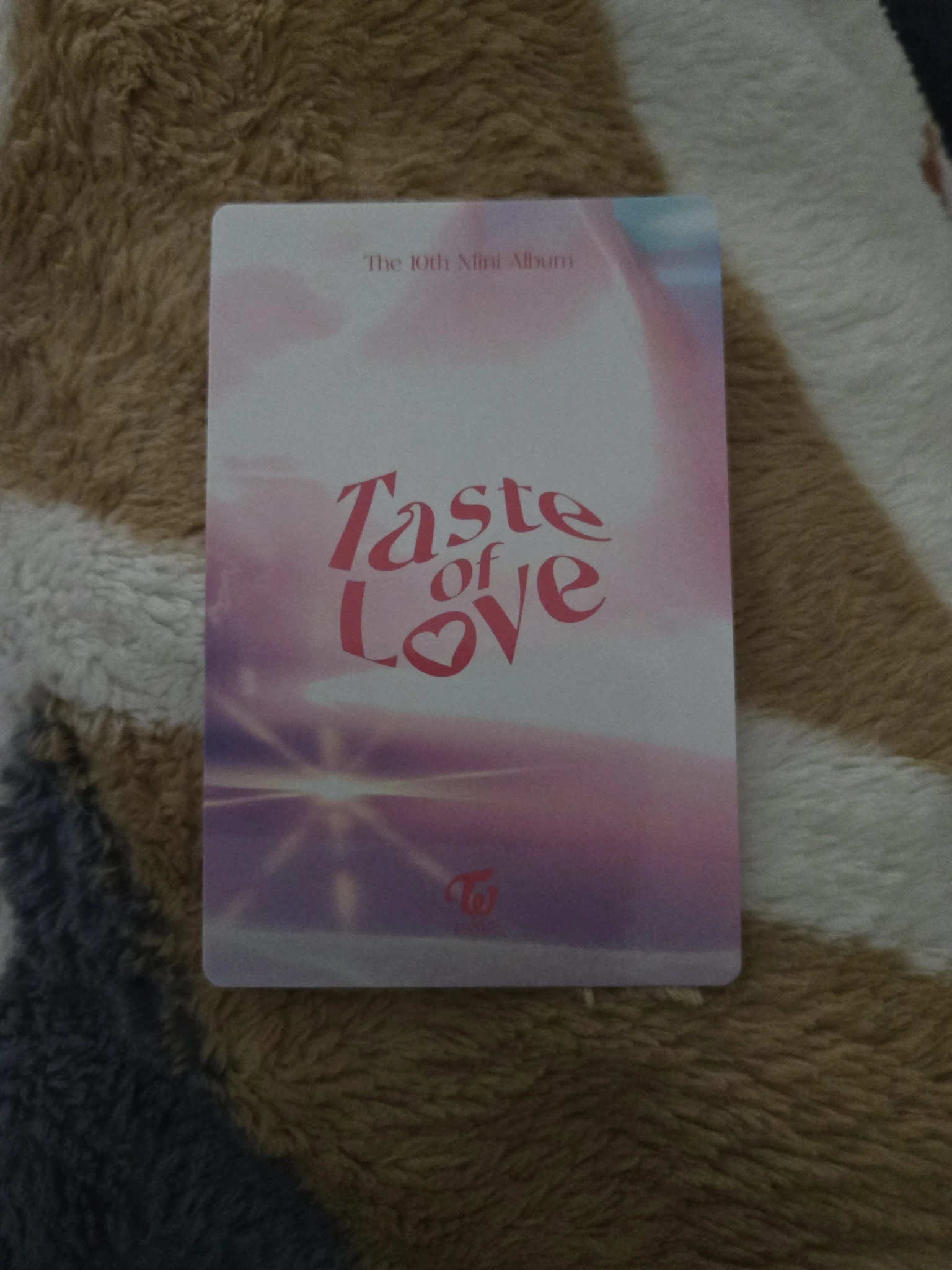 TWICE Sana TWICE - Sana - Taste of Love Album pob (pre-order benefit) photocard set in love version listing photo 2