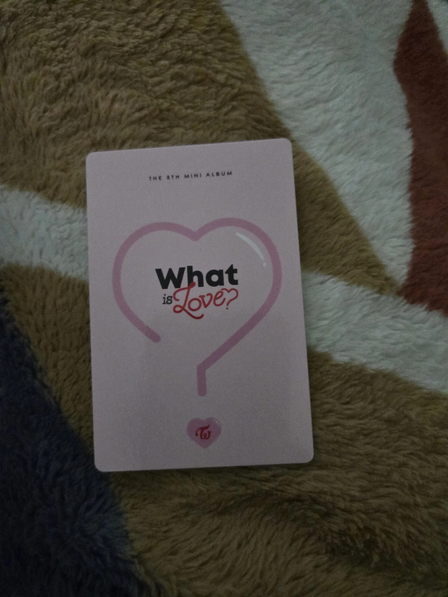 TWICE Mina TWICE - What is Love? Album A version pob (pre-order benefit) photocard set listing photo 2