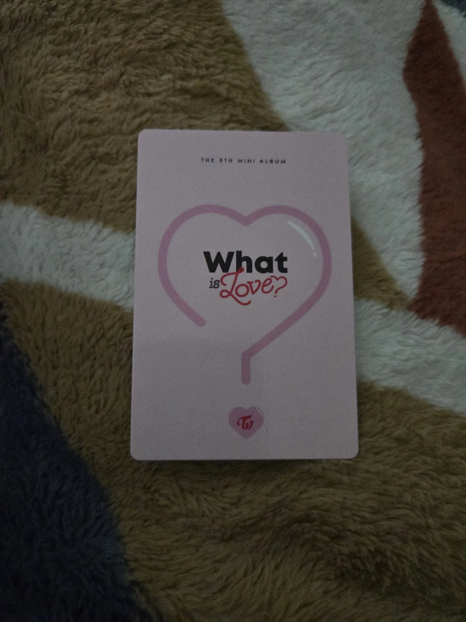 TWICE Tzuyu TWICE - What is Love? Album A version pob (pre-order benefit) photocard set listing photo 2