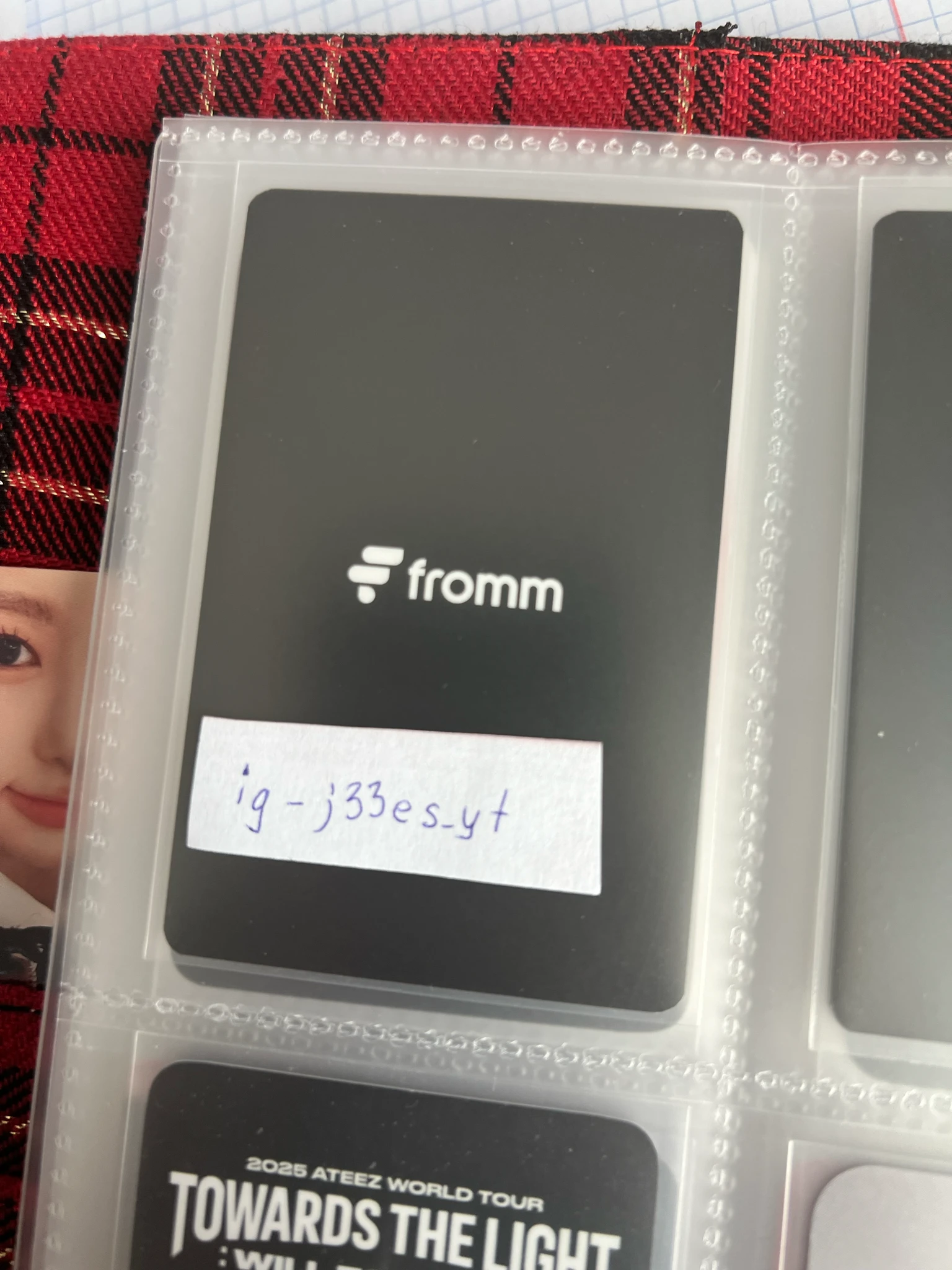 ATEEZ Hongjoong ATEEZ - Hongjoong - Towards The Light: Will To Power World Tour Event fromm store listing photo 2