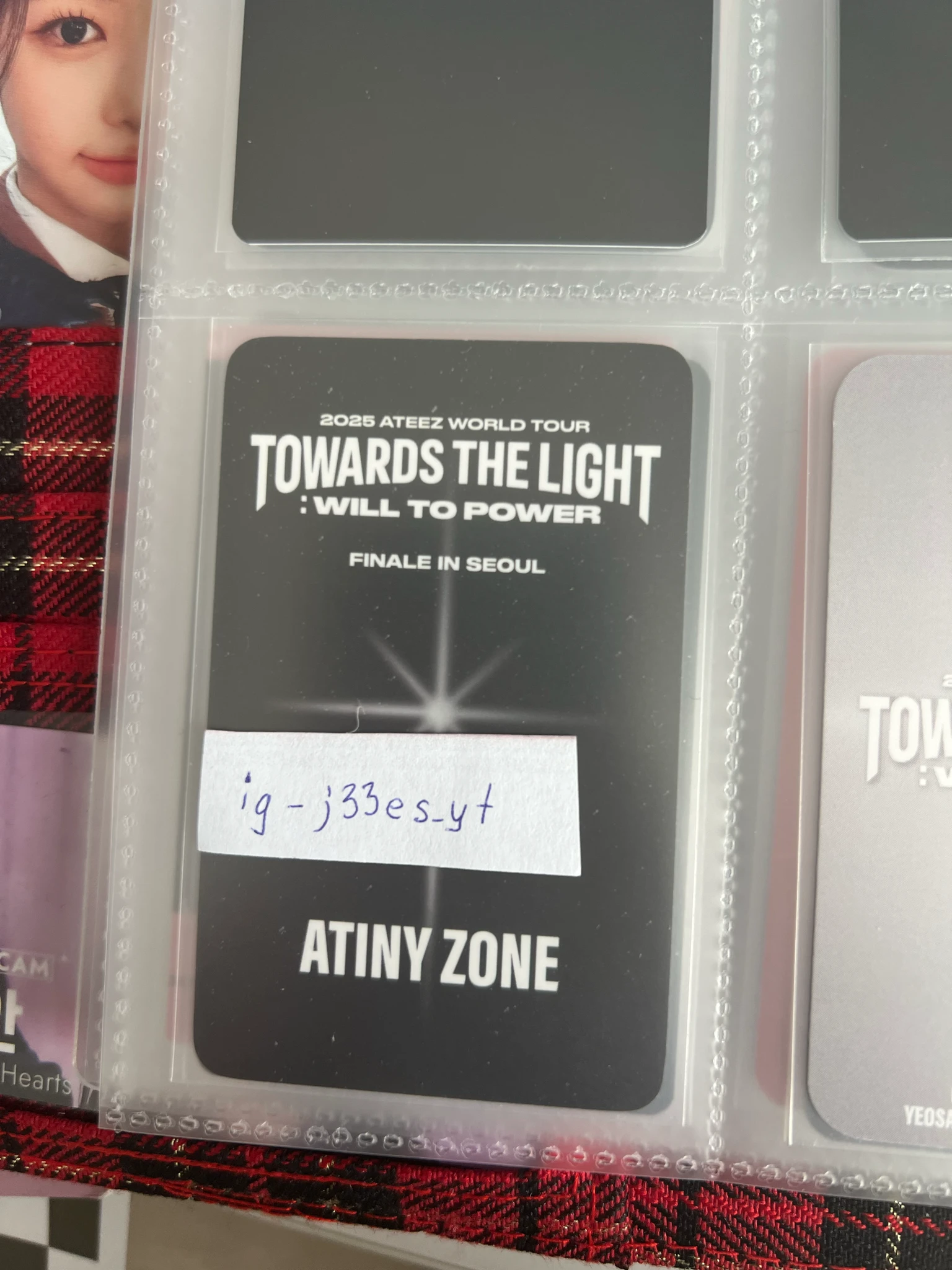 ATEEZ Yunho ATEEZ - Yunho - Towards The Light : Will To Power World Tour 2024 - 2025 Event atiny zone listing photo 2