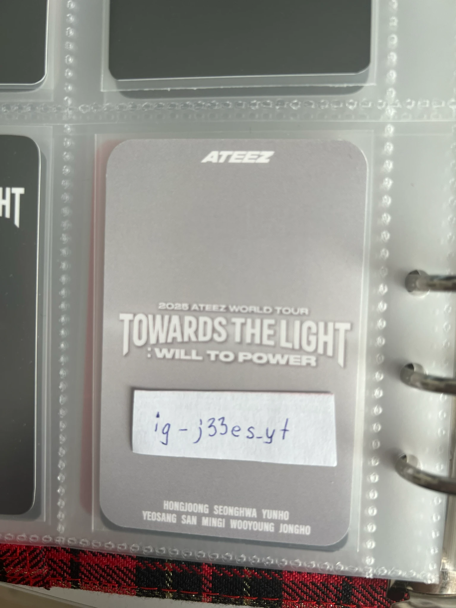 ATEEZ Yunho ATEEZ - Yunho - Towards The Light: Will To Power World Tour Event atiny zone listing photo 2