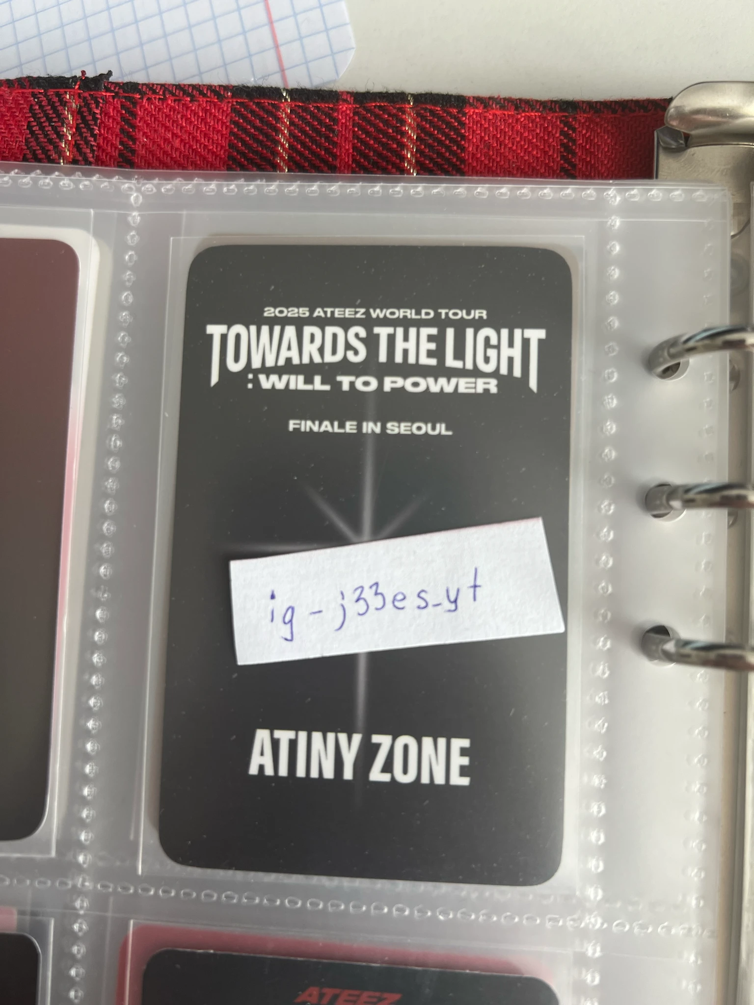 ATEEZ Mingi ATEEZ - Mingi - Towards The Light : Will To Power World Tour 2024 - 2025 Event finale atiny zone listing photo 2