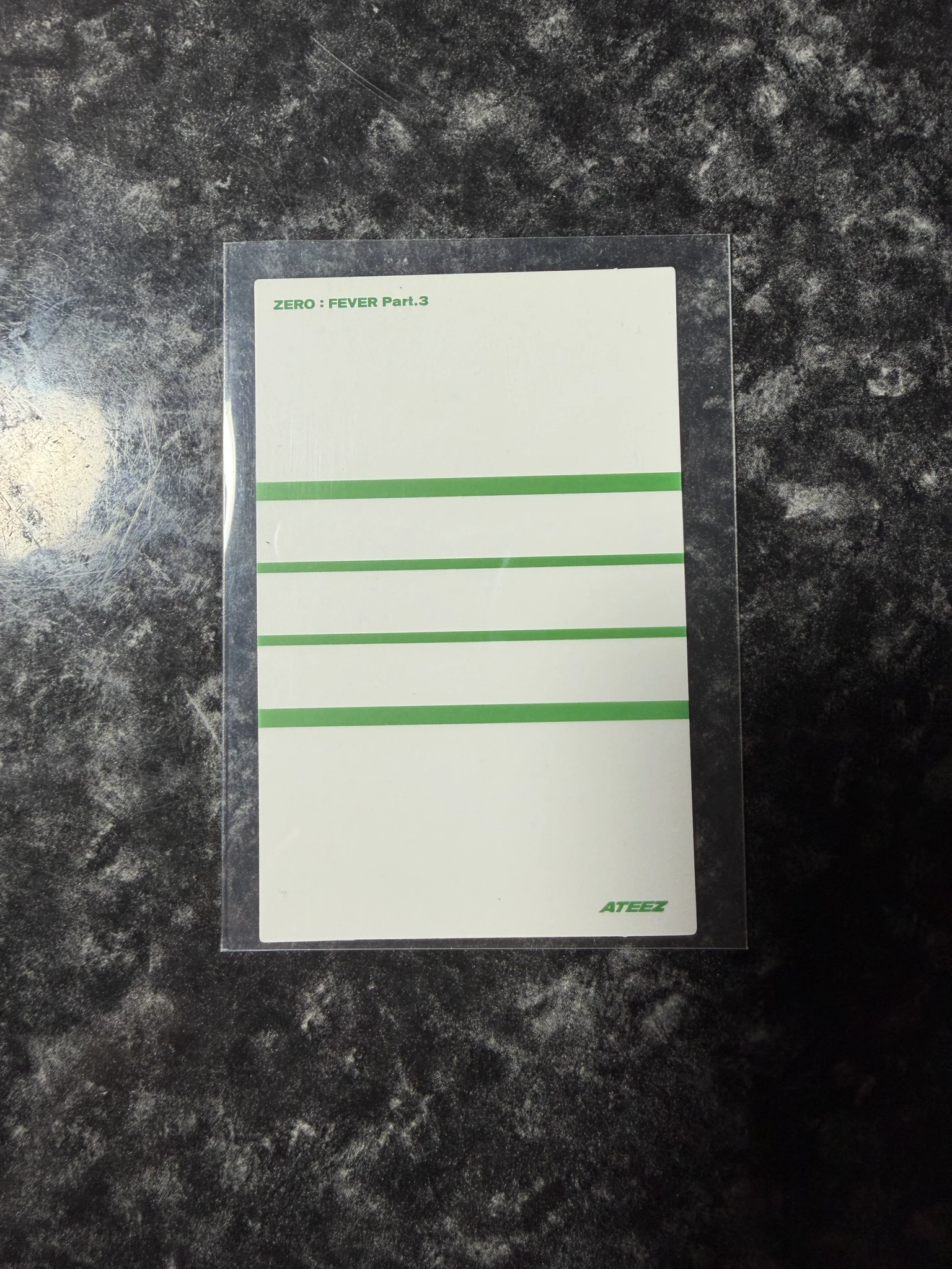 ATEEZ Yunho ATEEZ - Yunho - ZERO : FEVER Part.3 Album album photocard A version limited version listing photo 2