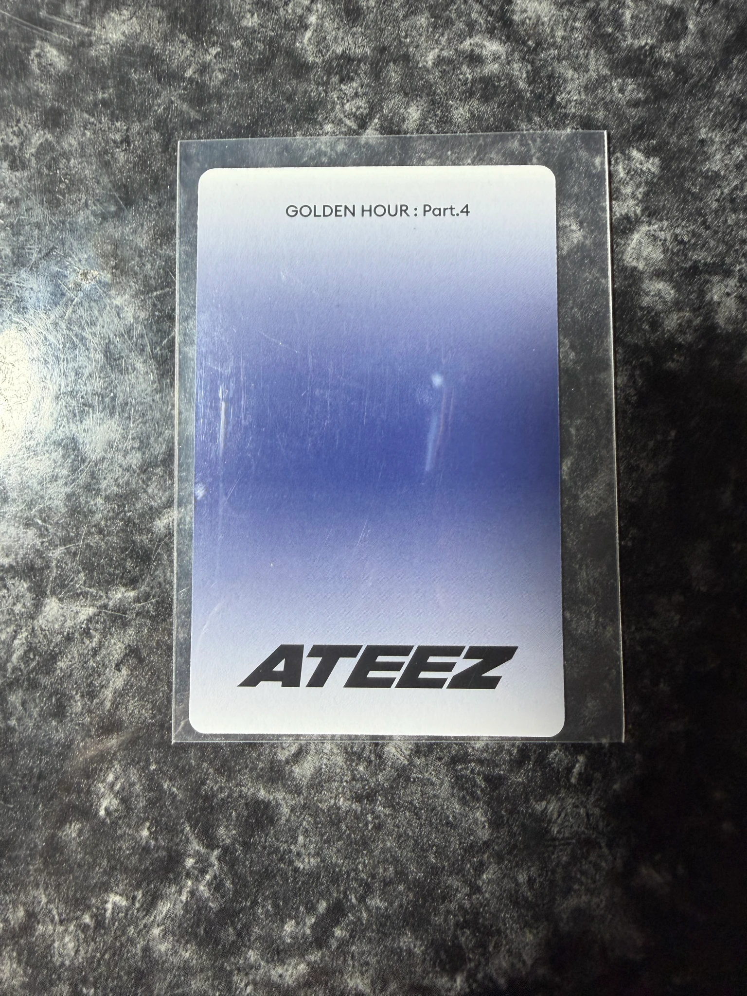 ATEEZ Wooyoung ATEEZ - Wooyoung - Golden Hour : Part.4 Album album photocard poca album listing photo 2