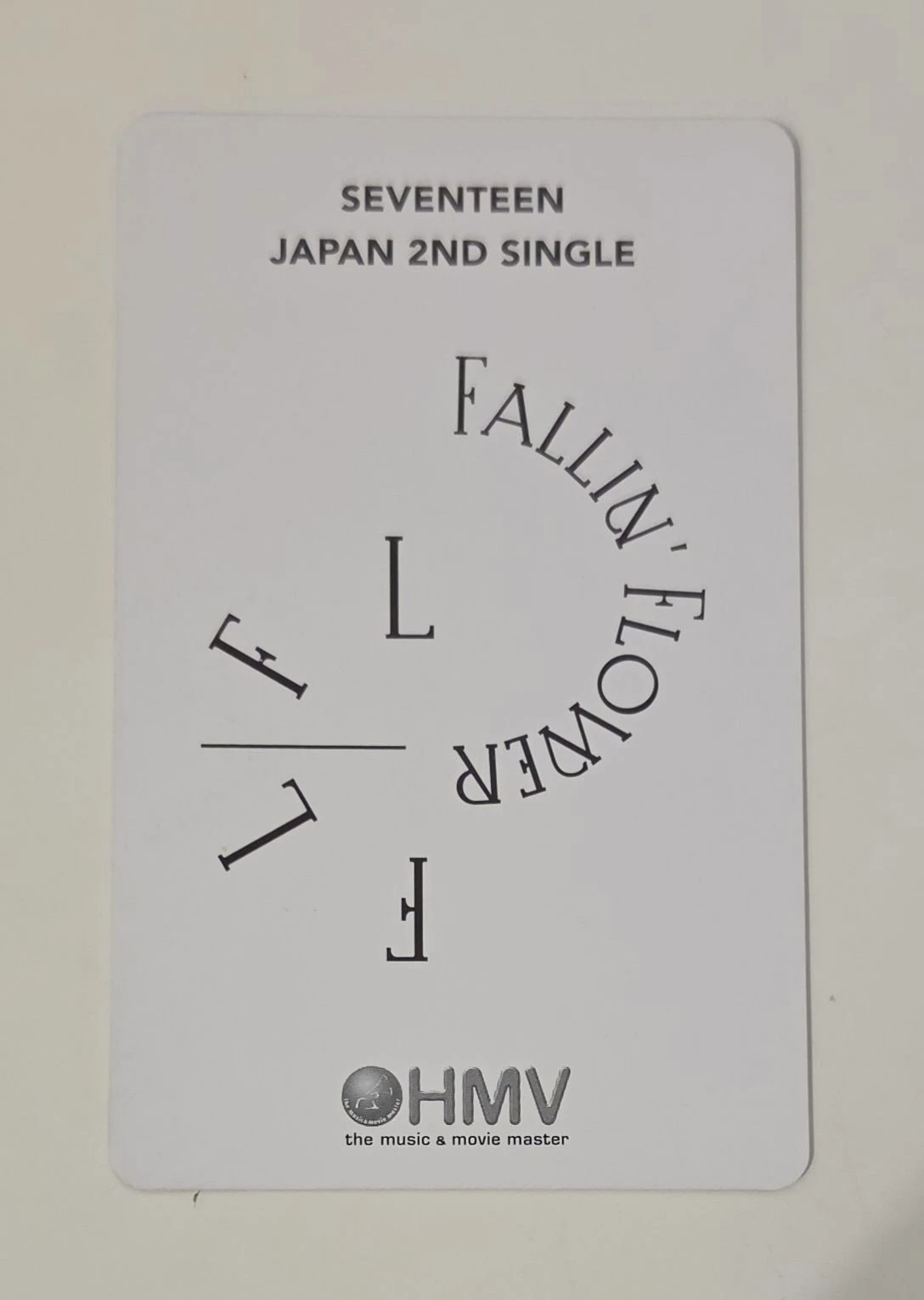 SEVENTEEN DK SEVENTEEN - DK - Falling Flower Album hmv pob (pre-order benefit) listing photo 2