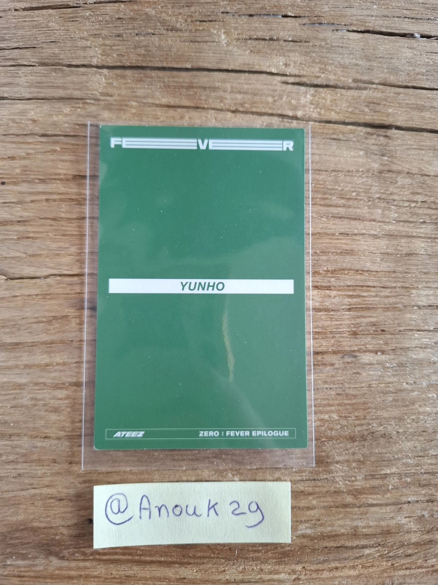 ATEEZ Yunho ATEEZ - Yunho - ZERO : FEVER EPILOGUE Album album photocard diary version limited version listing photo 2