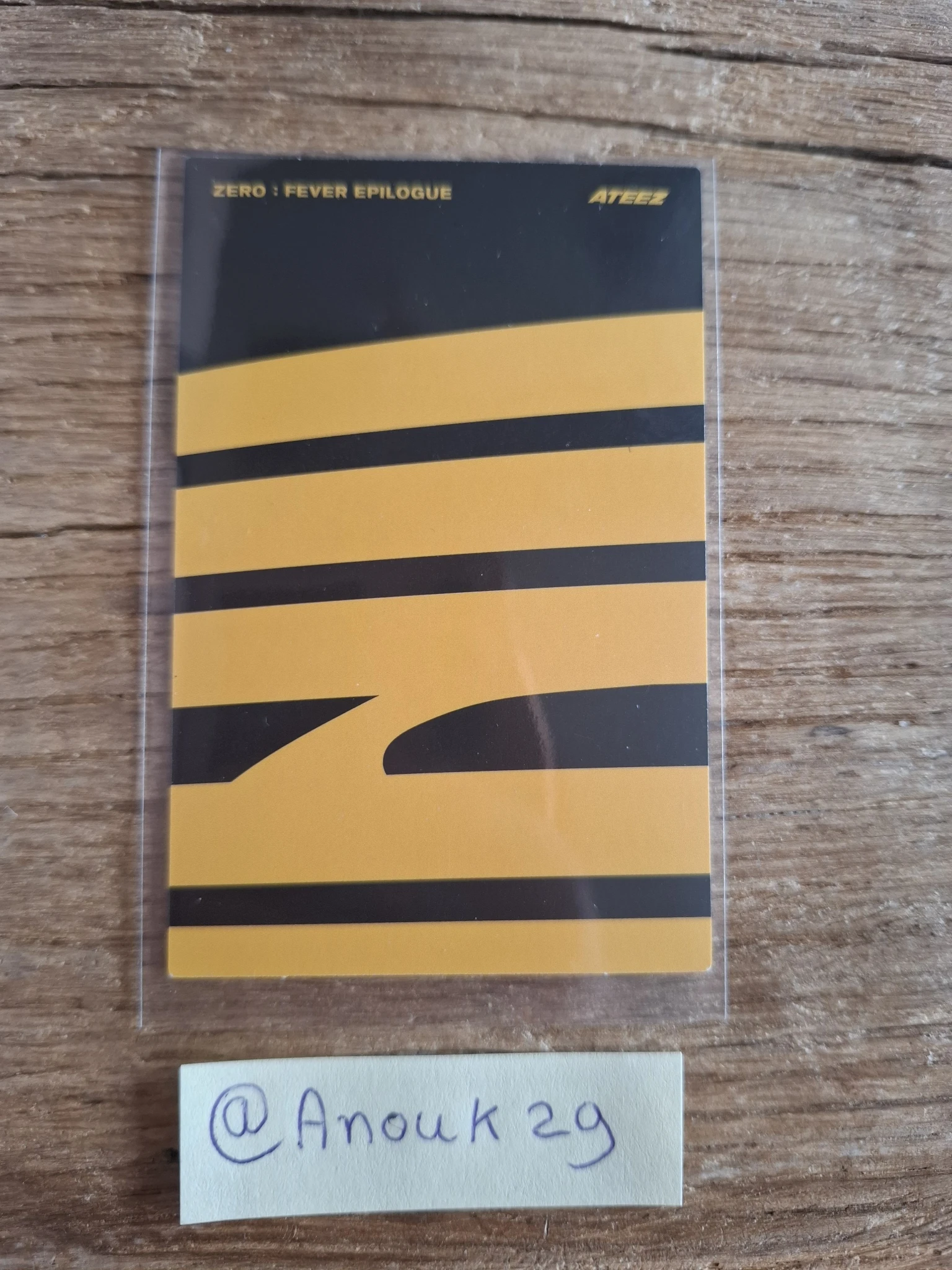 ATEEZ Yunho ATEEZ - Yunho - ZERO : FEVER EPILOGUE Album album photocard Z version version 1 listing photo 2