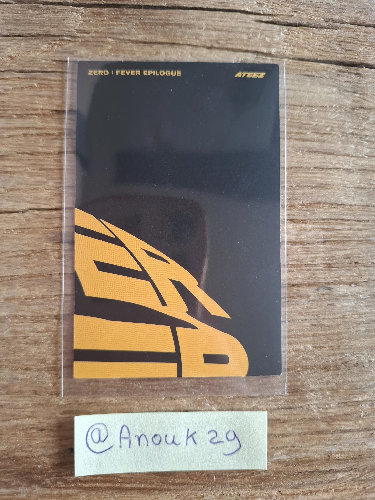 ATEEZ Jongho ATEEZ - Jongho - ZERO : FEVER EPILOGUE Album album photocard Z version version 1 listing photo 2