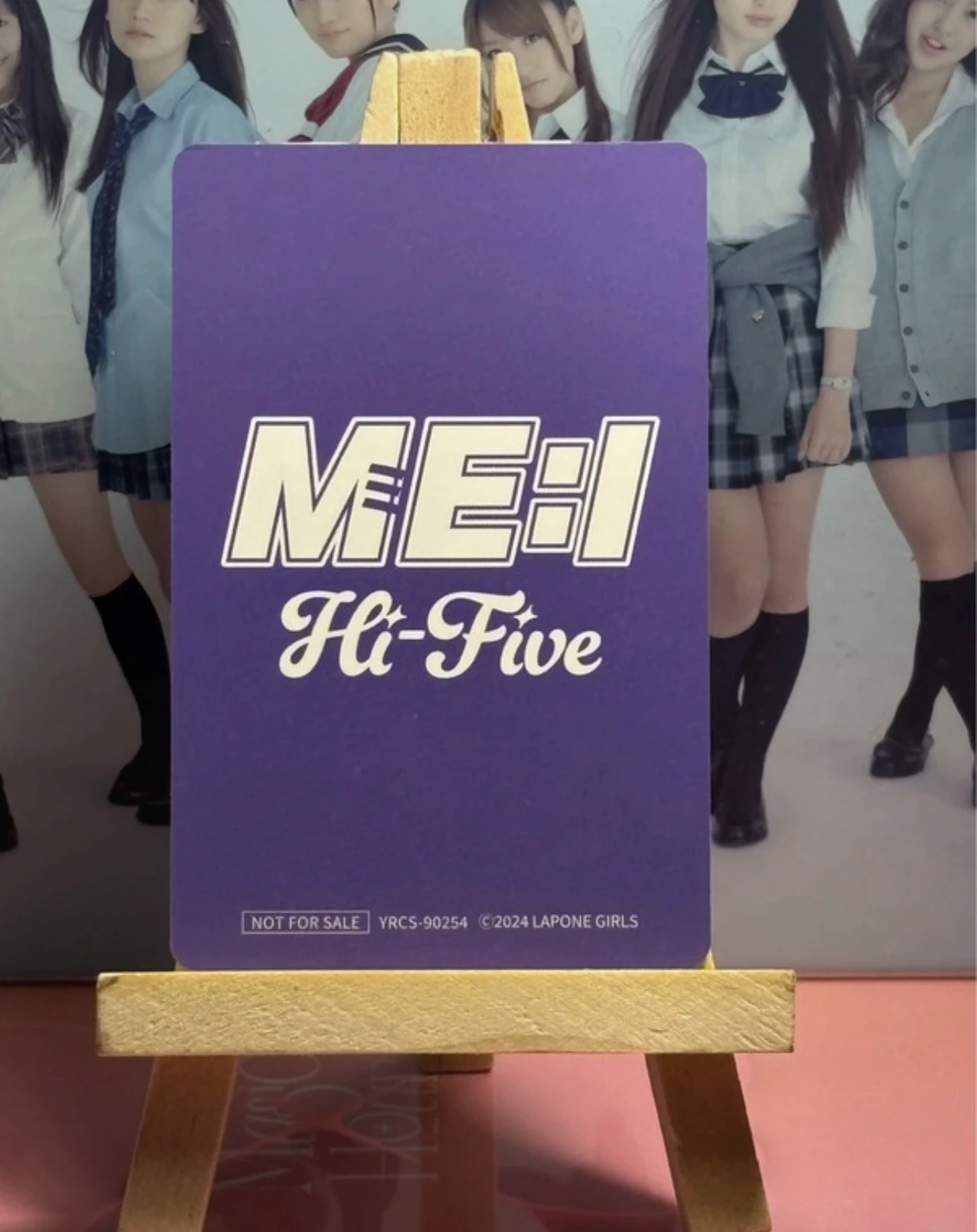 ME:I Suzu ME:I - Suzu - Hi-Five Album album photocard standard version listing photo 2
